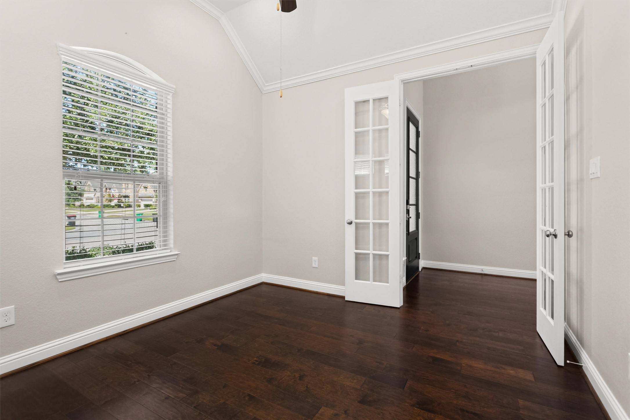 Beautiful wood floors. Interior of home was just repainted