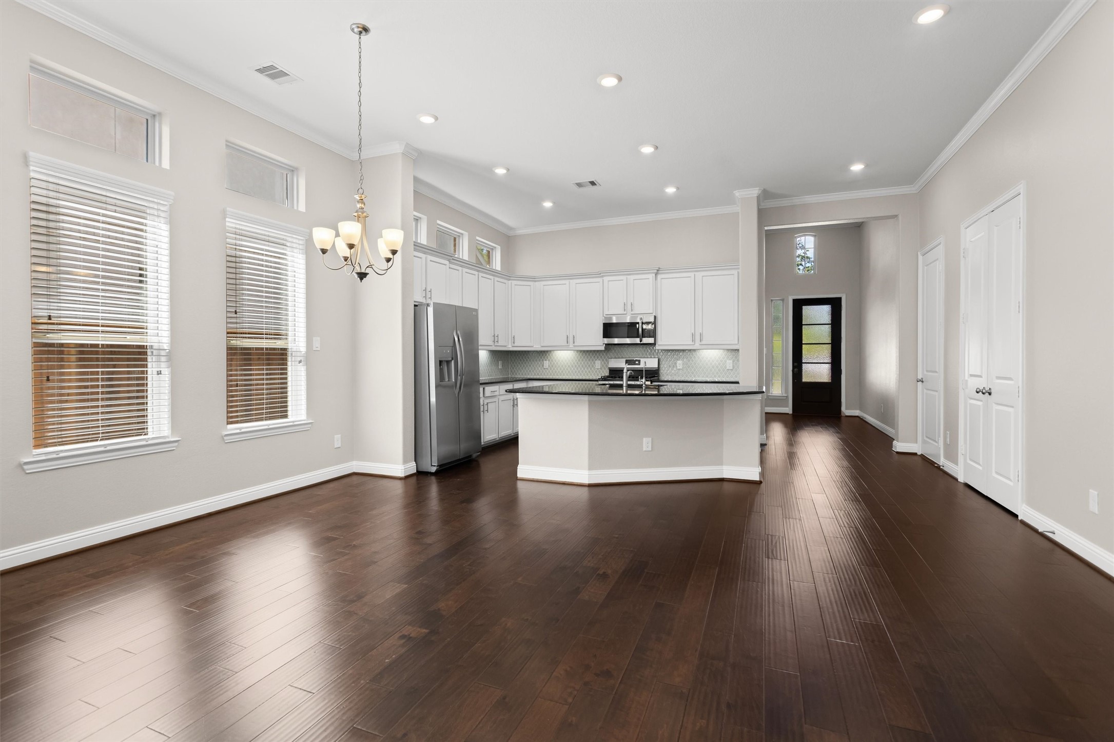 Open plan living space