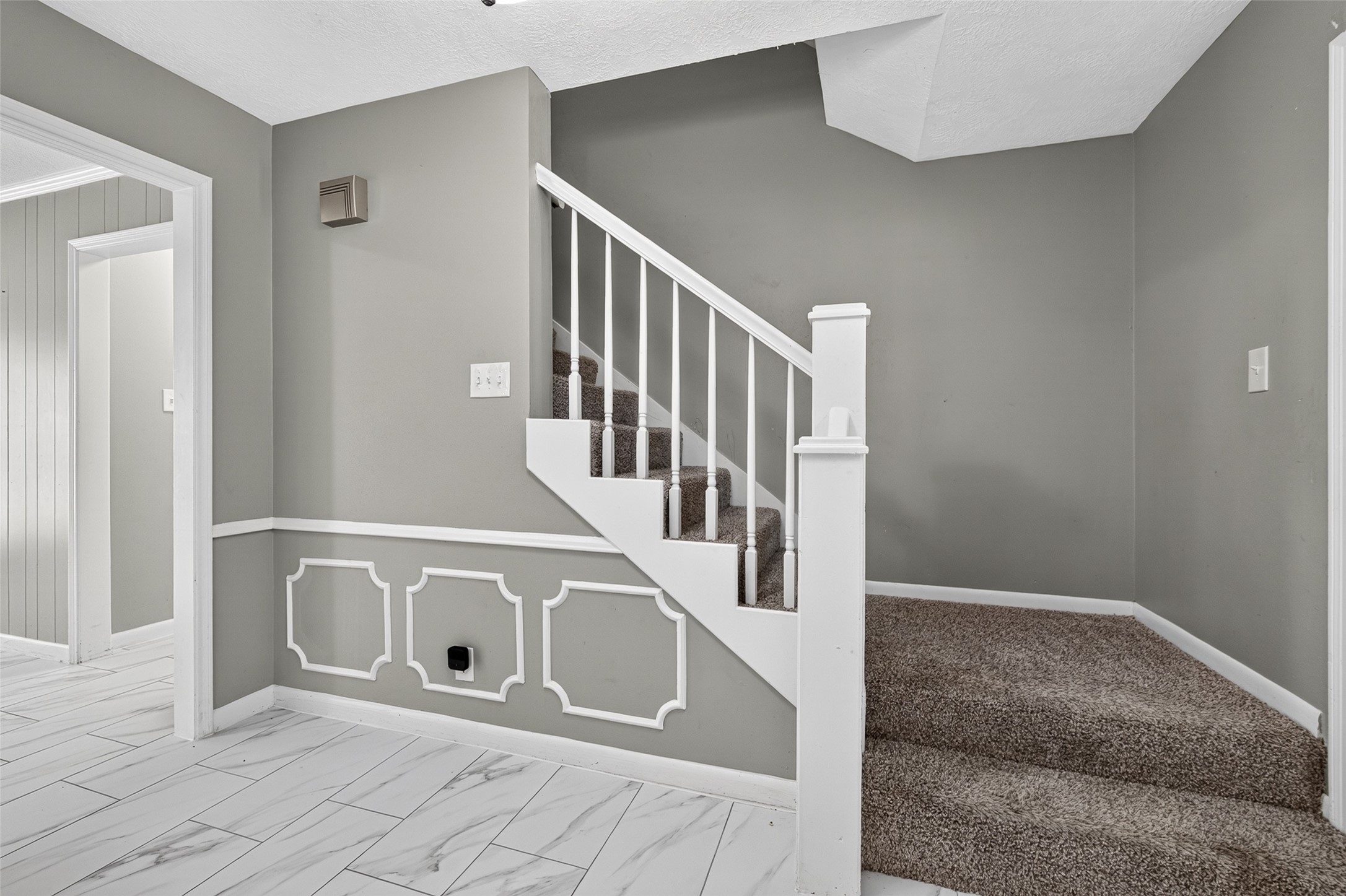Stairs at front entrance