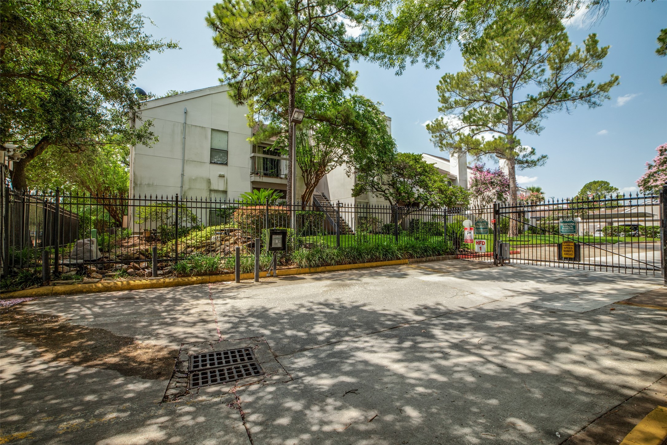 Secure gated access to the community.