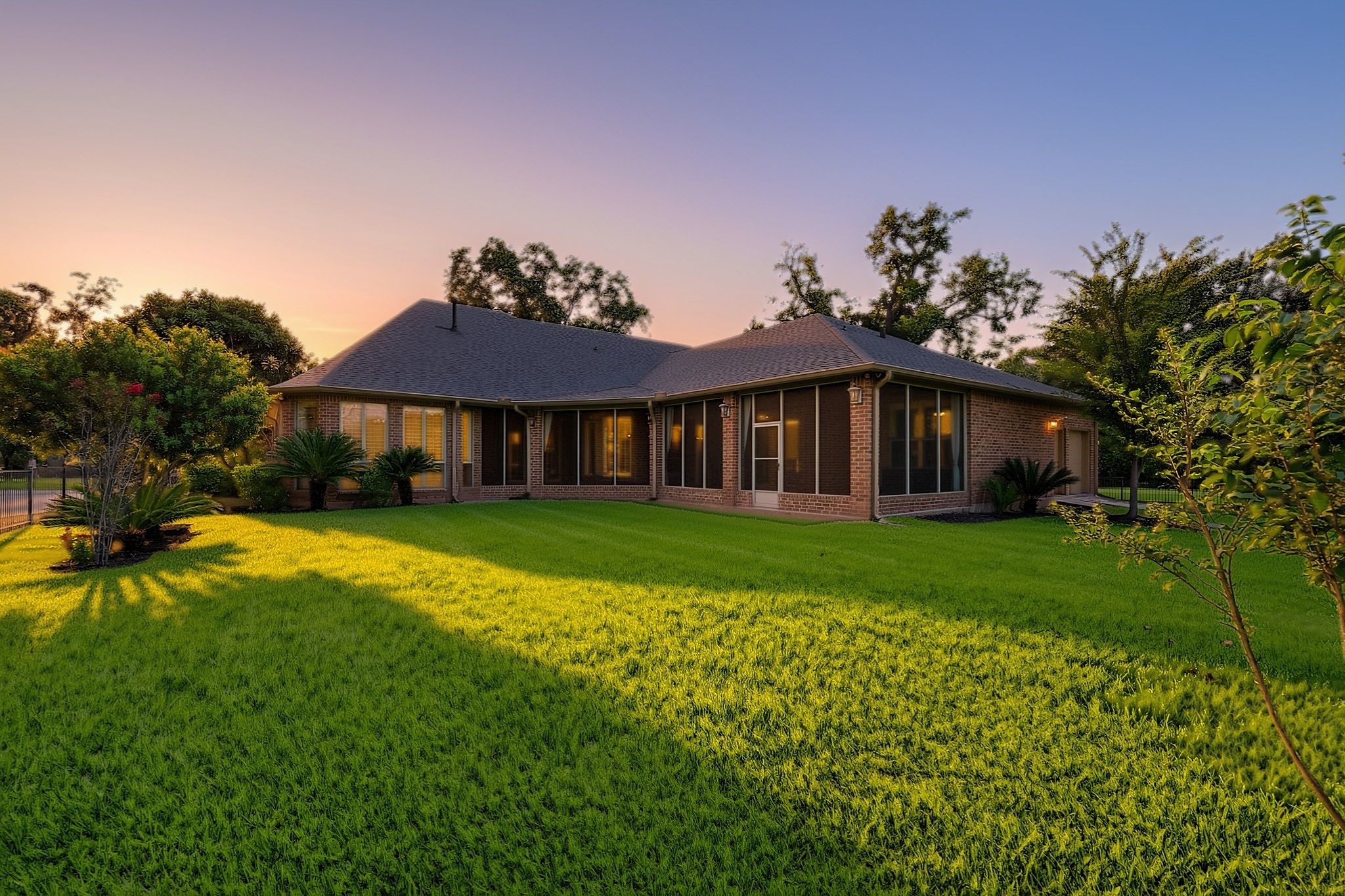The expansive backyard offers plenty of room to create your own private outdoor oasis, with ample space for a pool and additional outdoor living areas. Combined with the golf course backdrop, this spacious setting provides endless possibilities for relaxing, entertaining, and enjoying the outdoors.