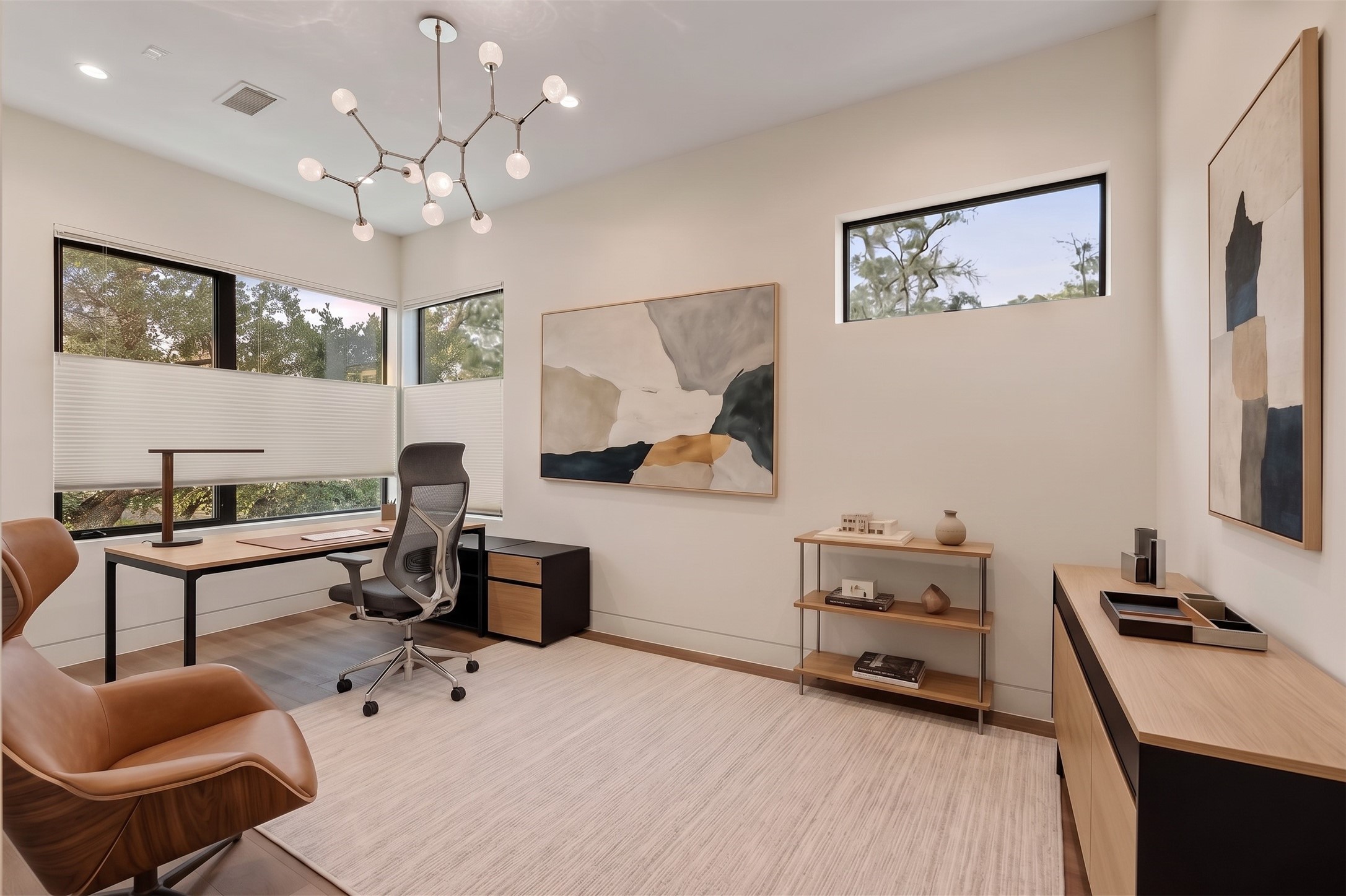 Secondary Bedroom/Office | Virtually staged.