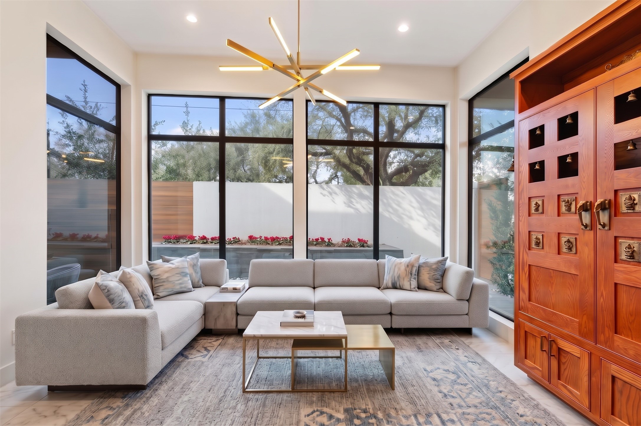 Formal Living Area - staged virtually.