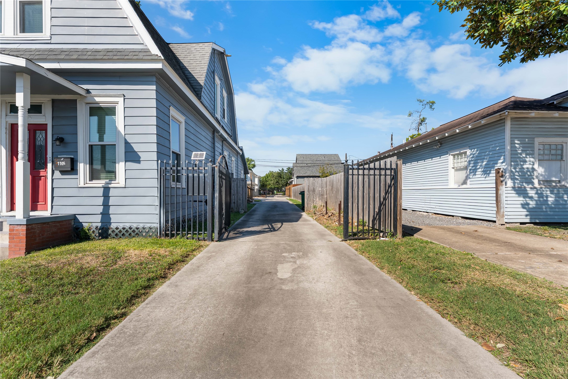 Direct driveway access provides a convenient entrance for clients, employees, and visitors.