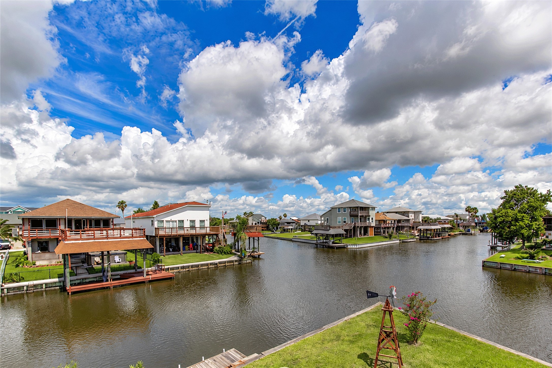 Beautiful canal view from the property.