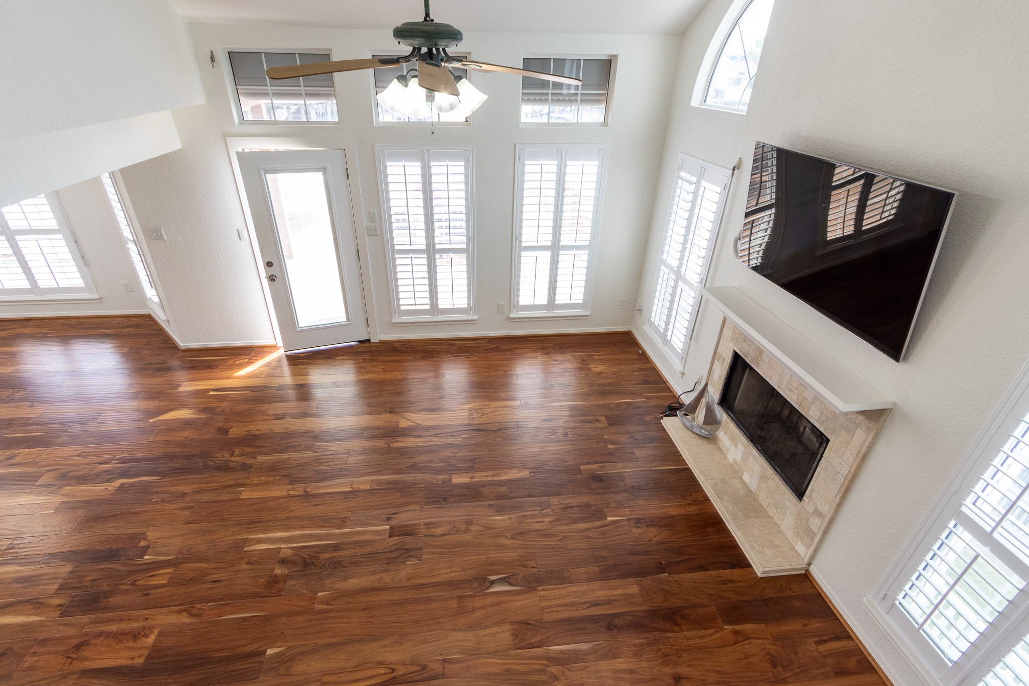 Living room view from above