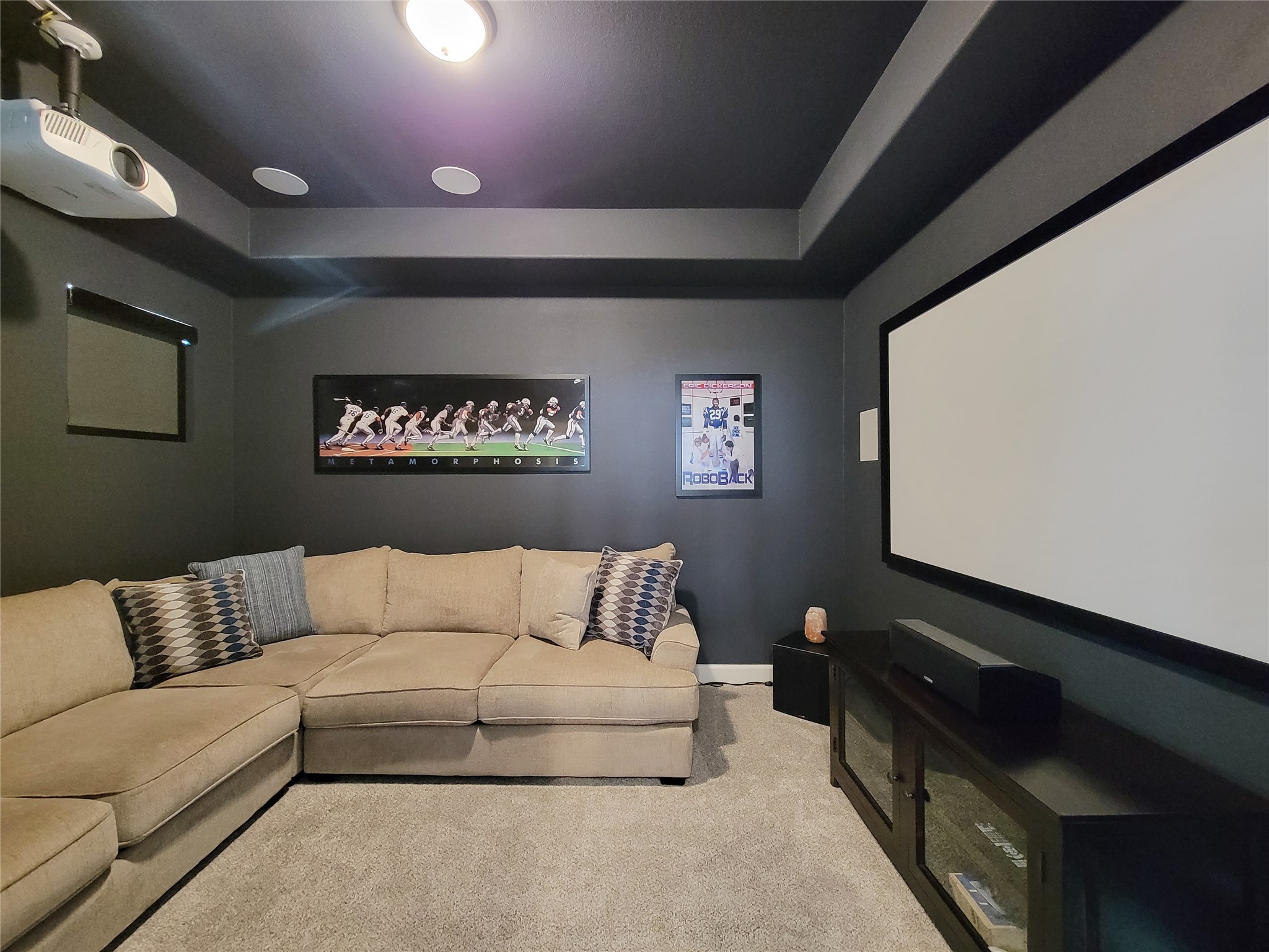 Media Room with Projector