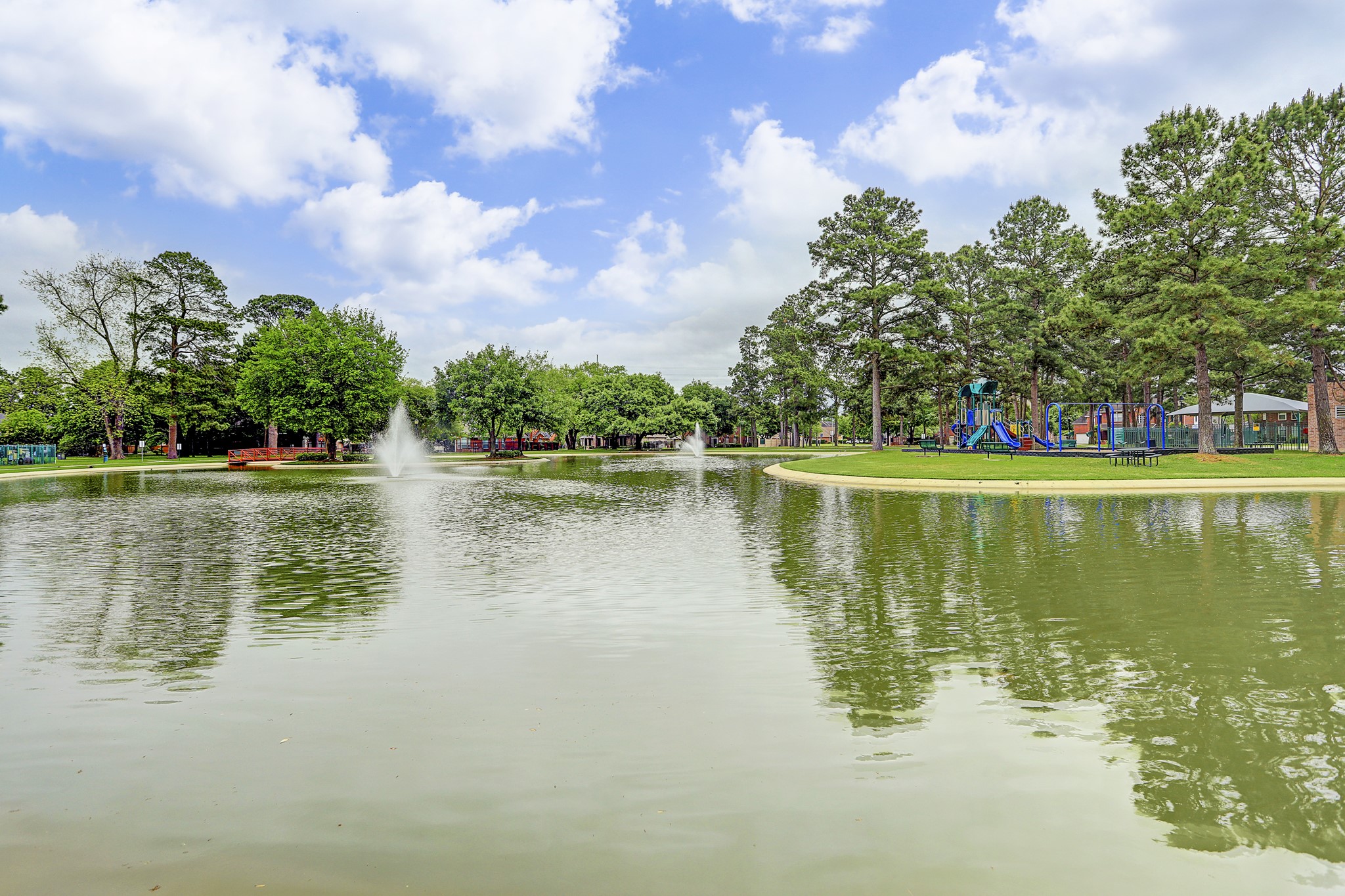 Large stocked pond