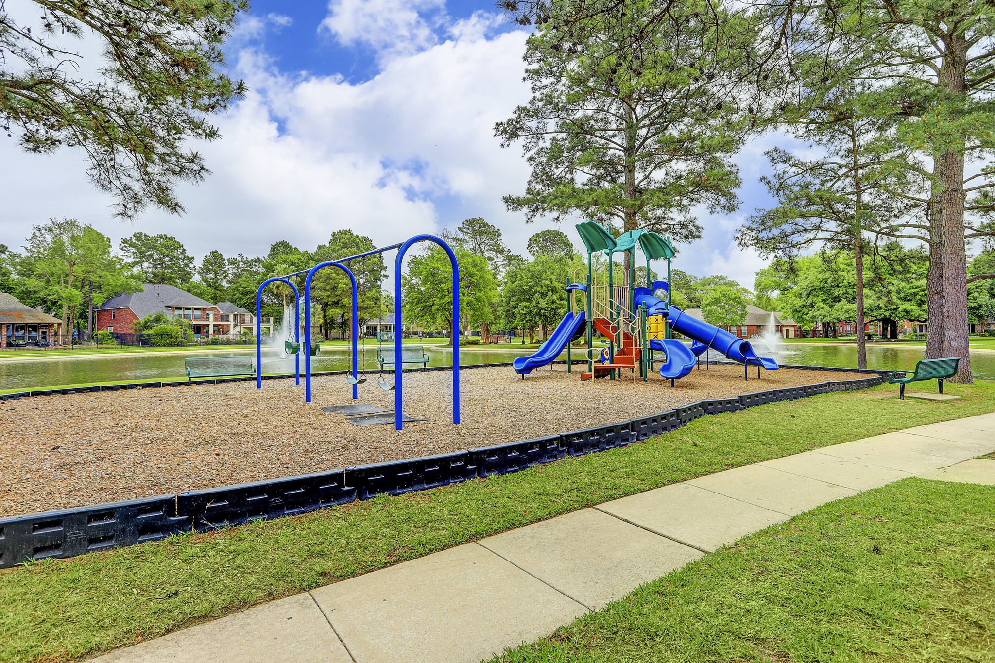 One of two playgrounds