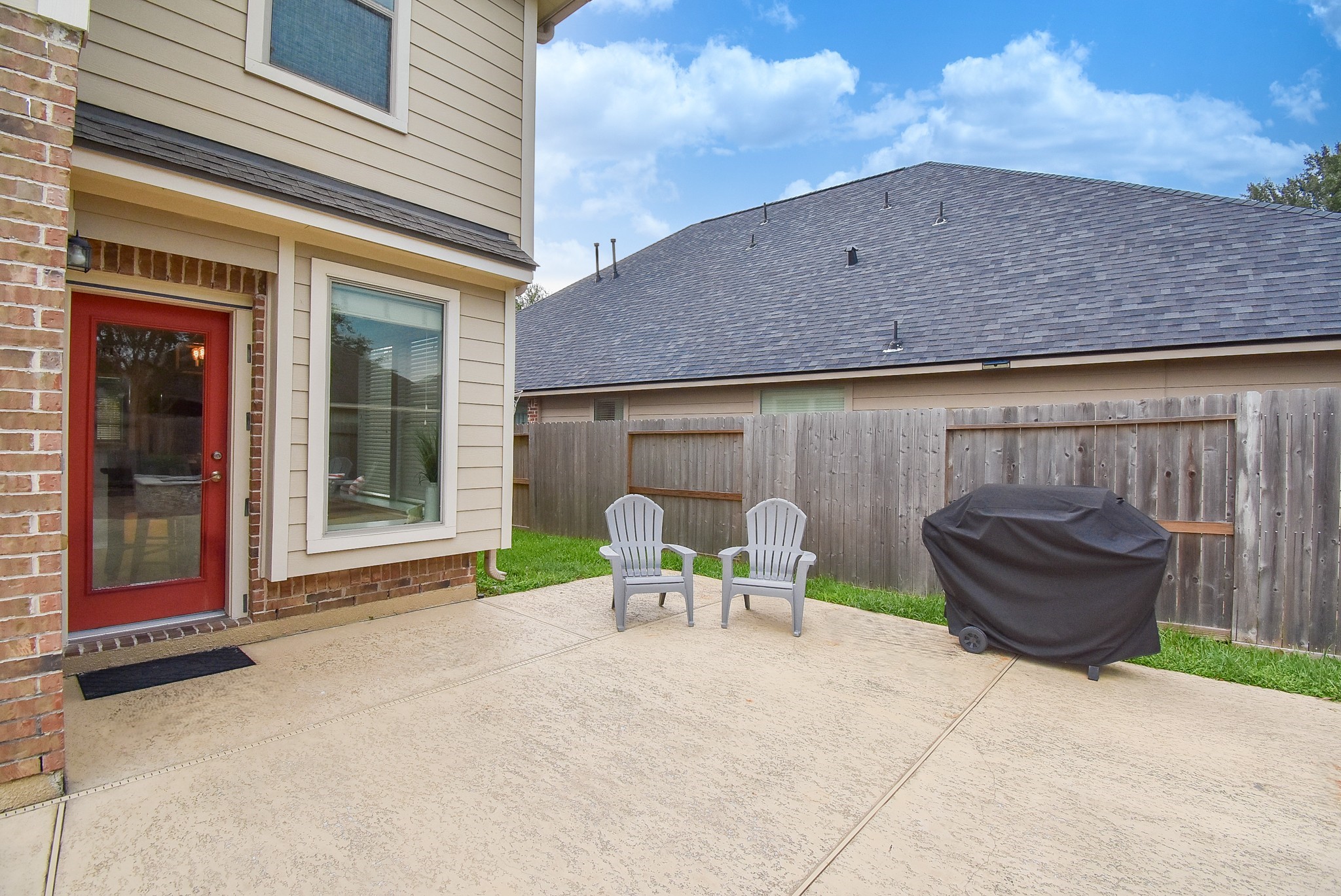 Welcome to your backyard vacay! Enjoy extensive Cool Decking on hot summer days!