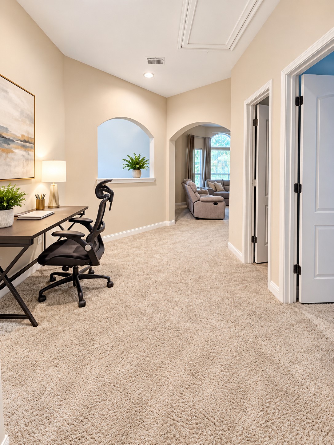 upstairs hallway