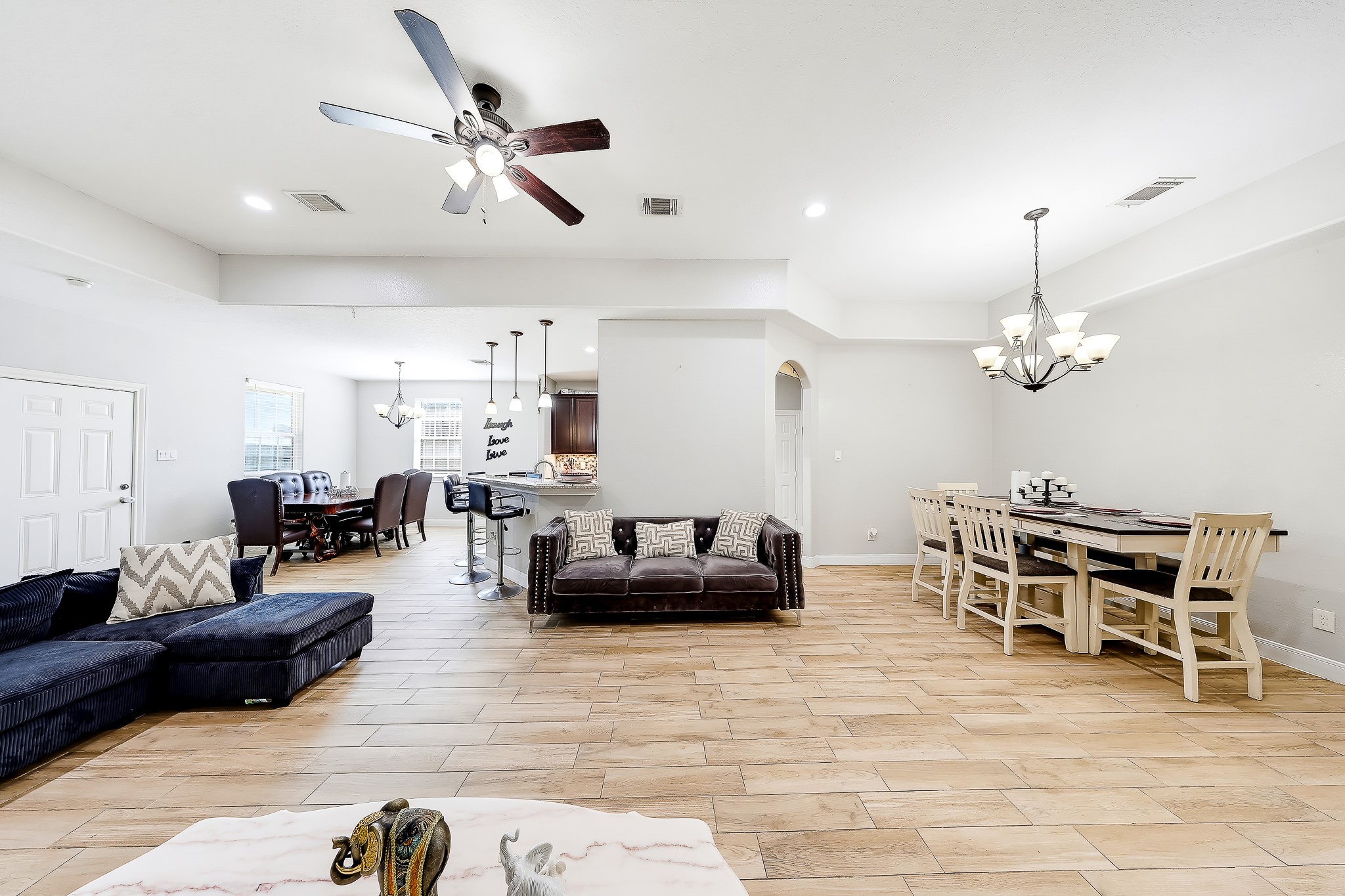 Gather for movie nights, lively conversation, or celebrations in your spacious living area.