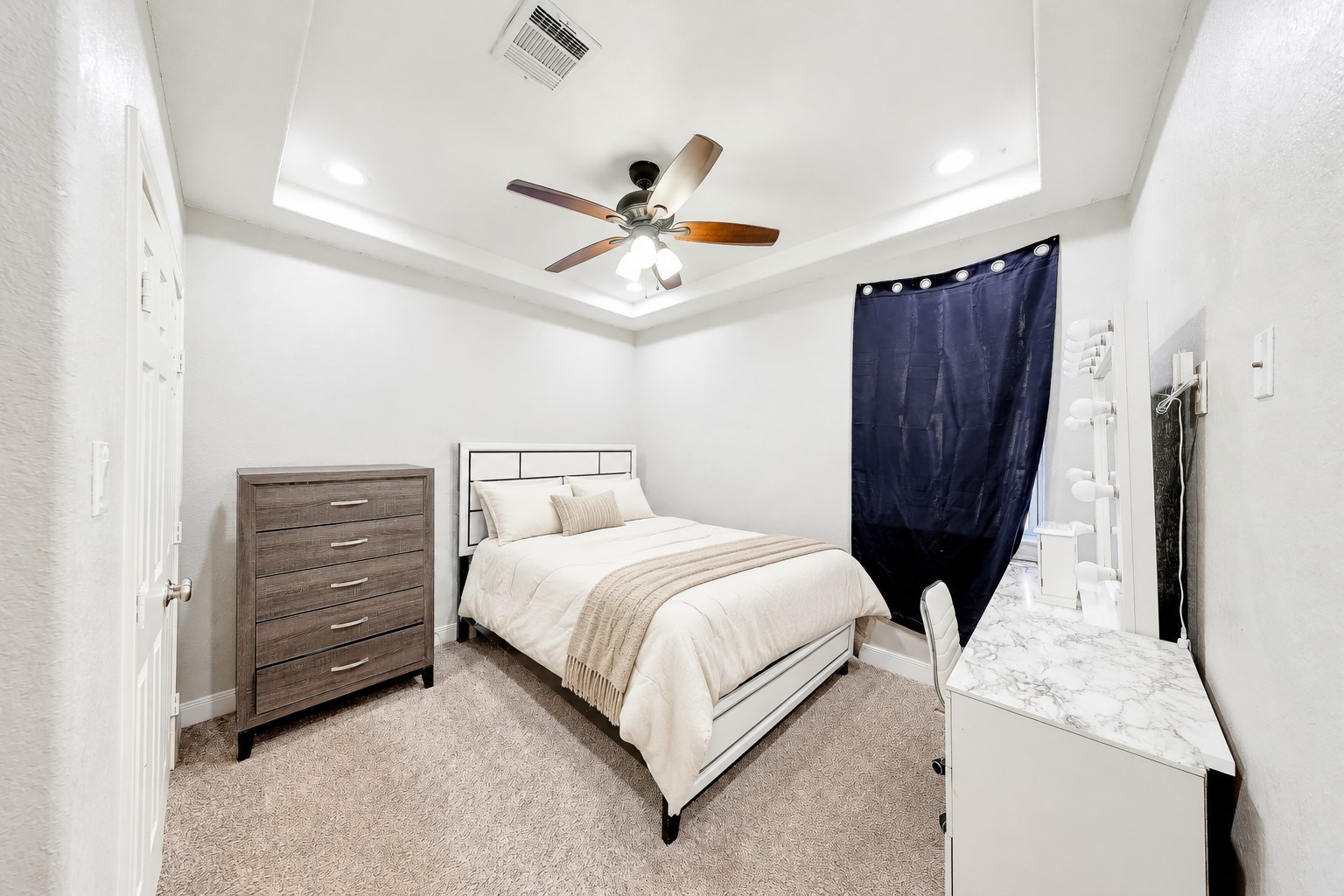 Give guests or household members a comfortable room to make their own.