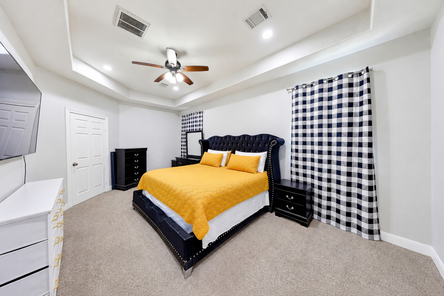 Create your own restful escape with room for a substantial bedroom suite.