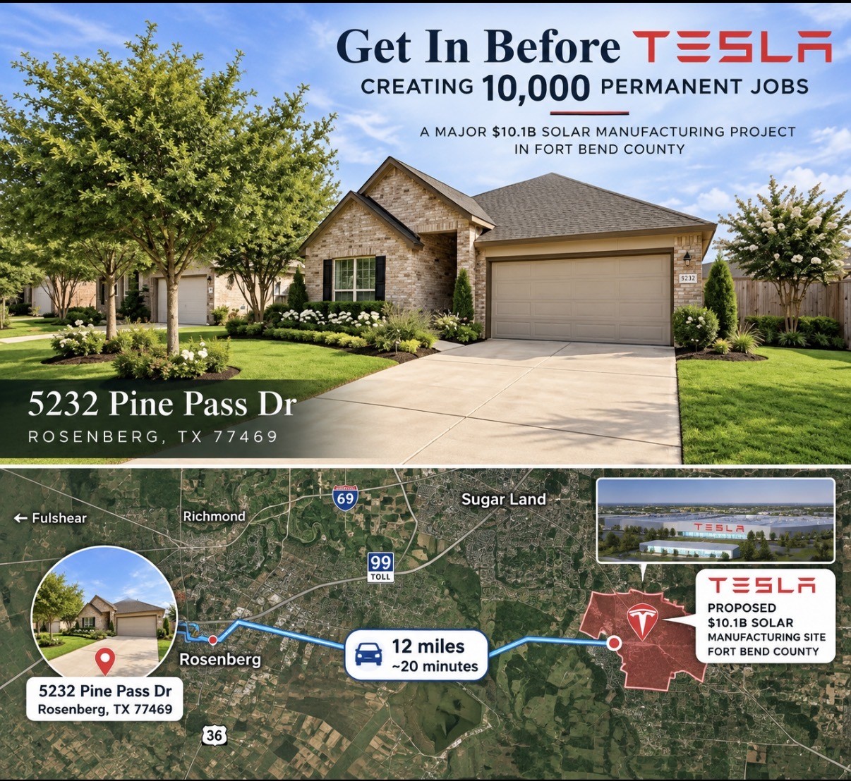 5232 Pine Pass Drive, Rosenberg, TX 77469