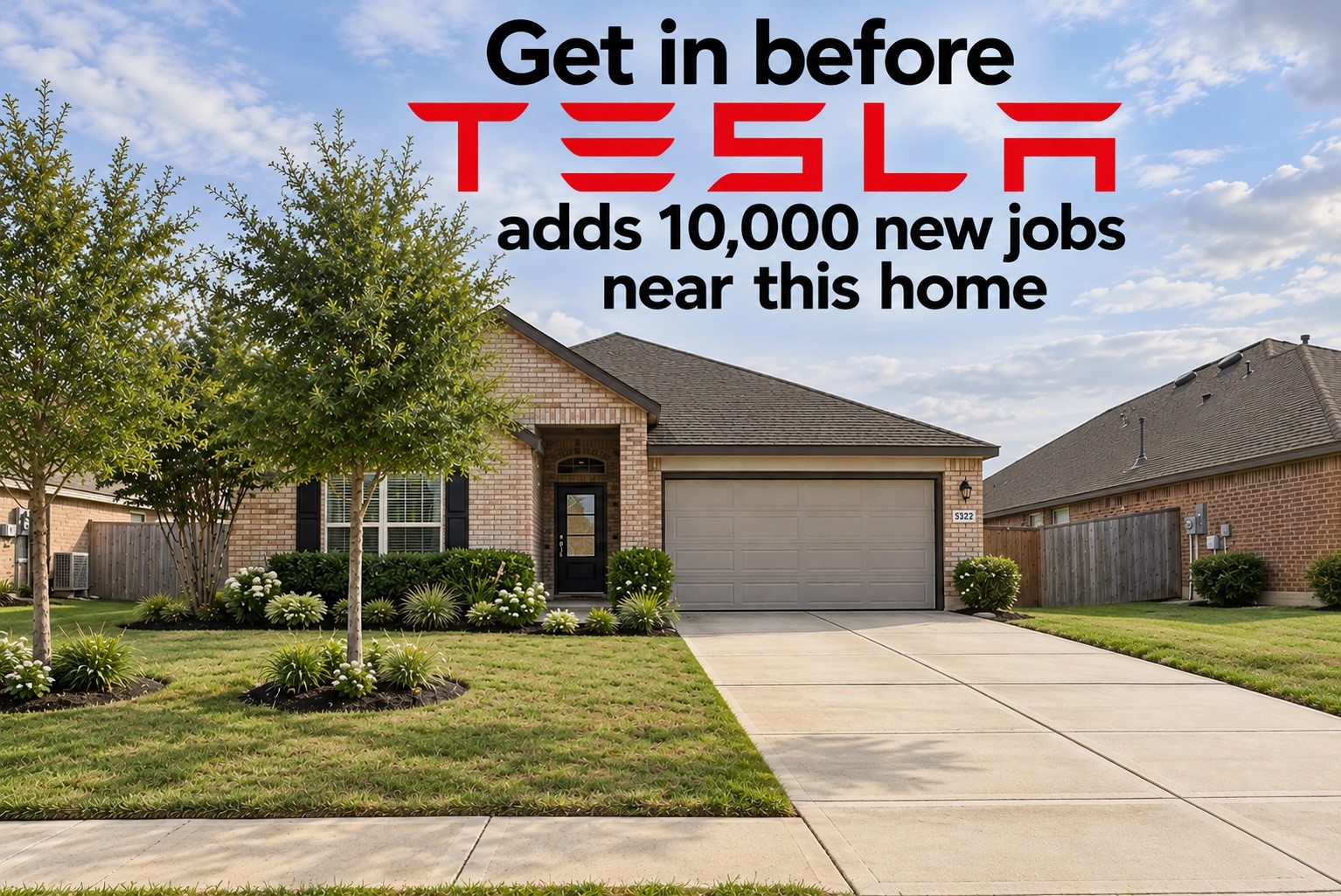 New TESLA solar manufacturing facility will be a short commute to this home New TESLA solar manufacturing facility will be a short commute to this home