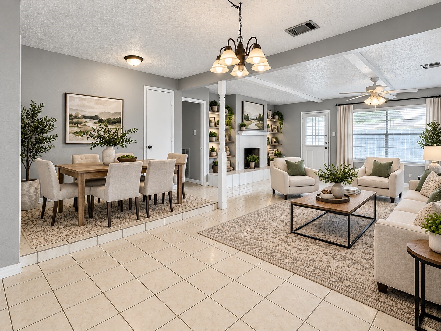Living Room - Virtually Staged