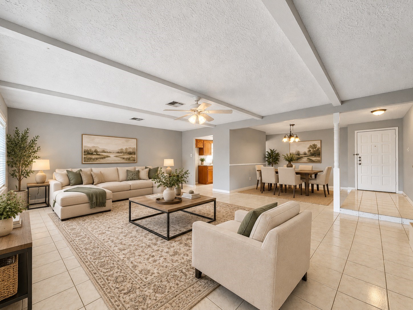 Living Room - Virtually Staged