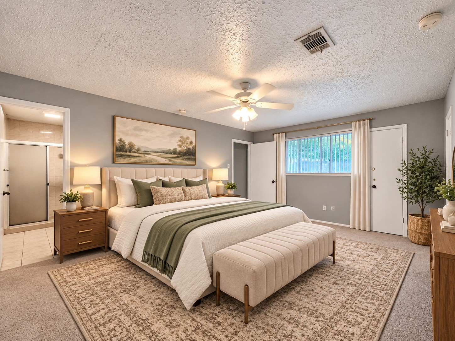 Primary Bedroom - Virtually Staged