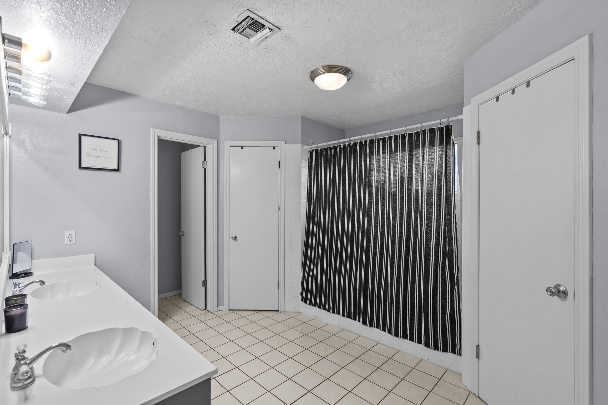 Primary bathroom.
