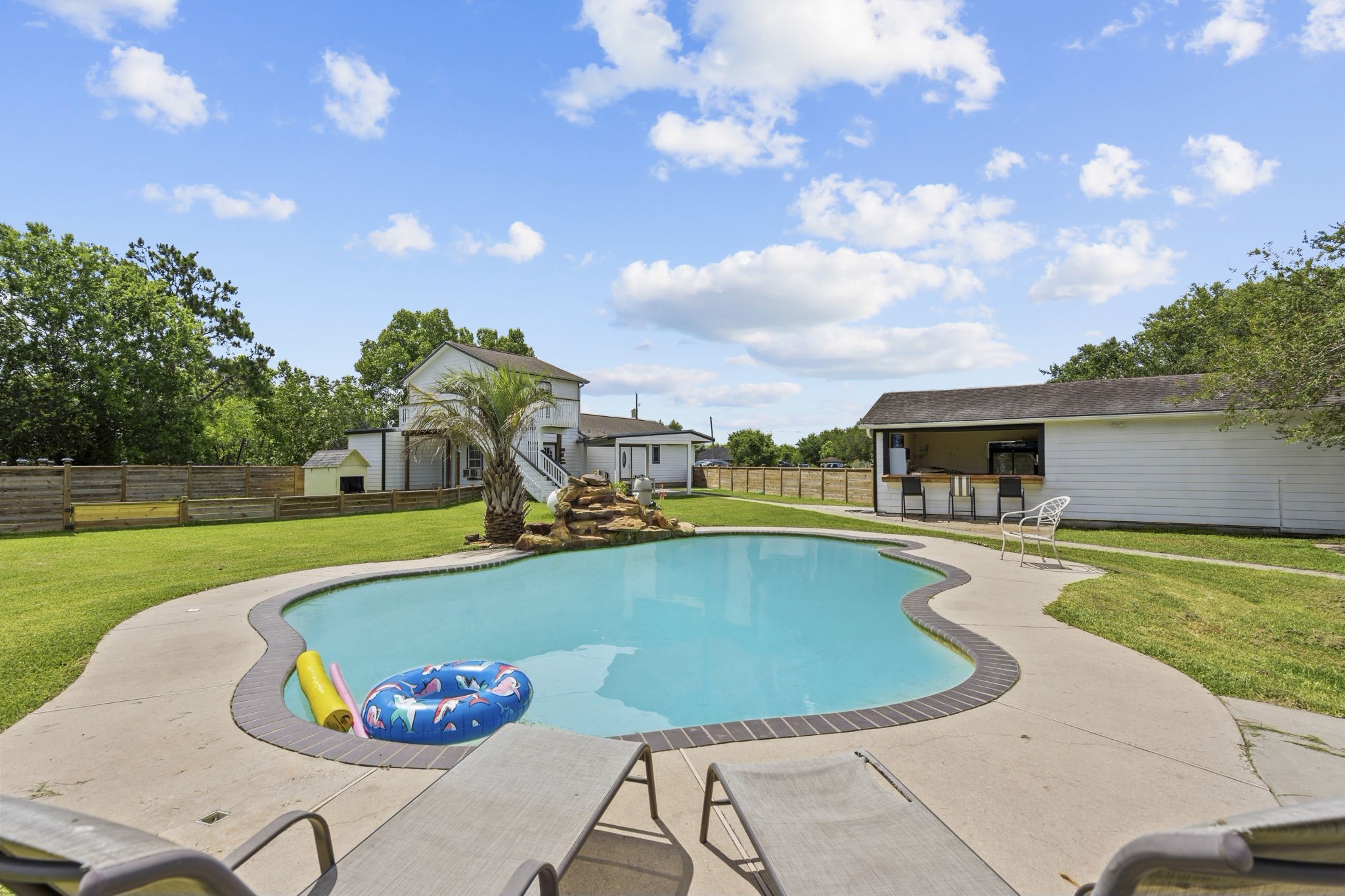 Just hang out by the pool!