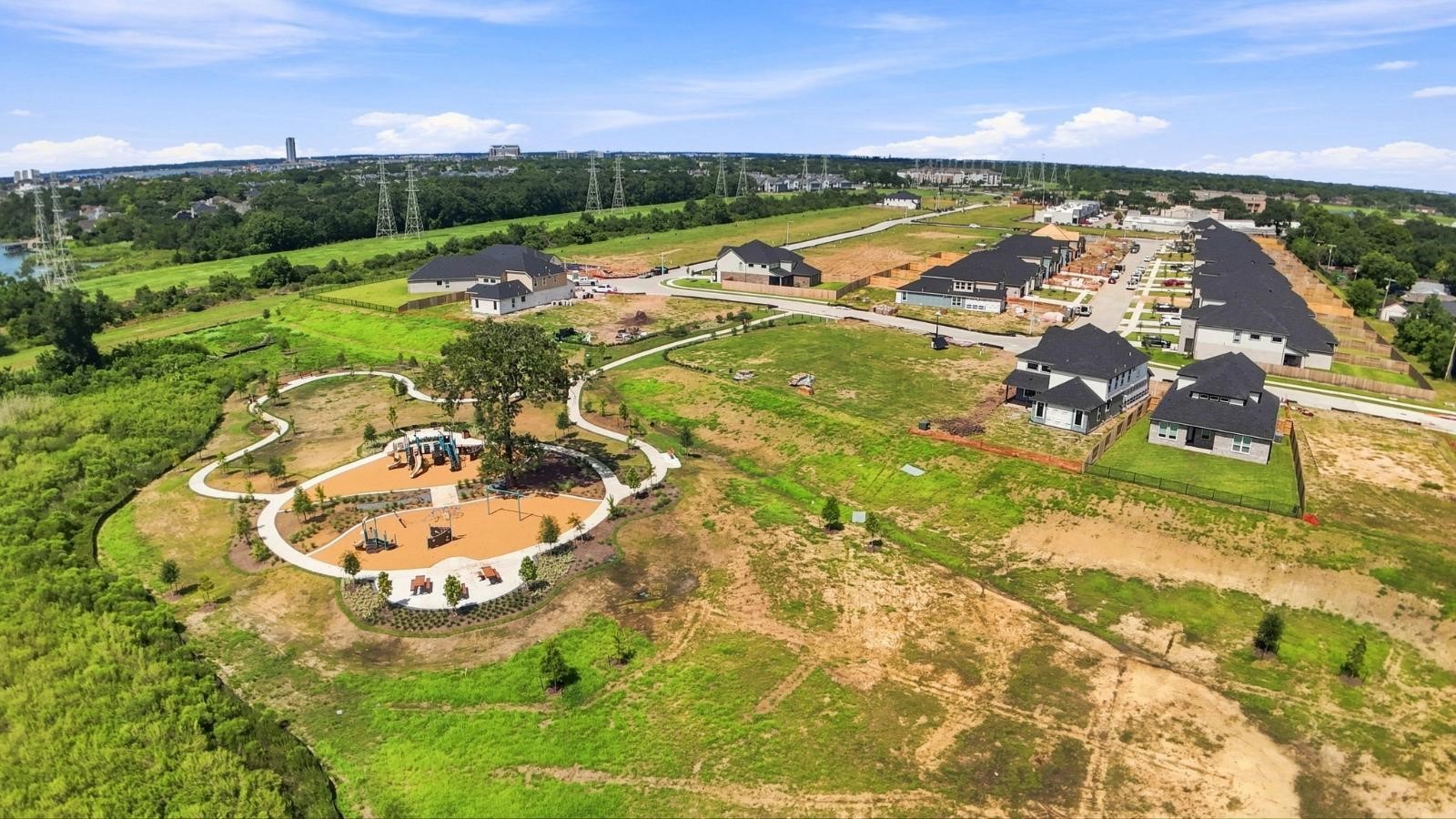 community aerial view