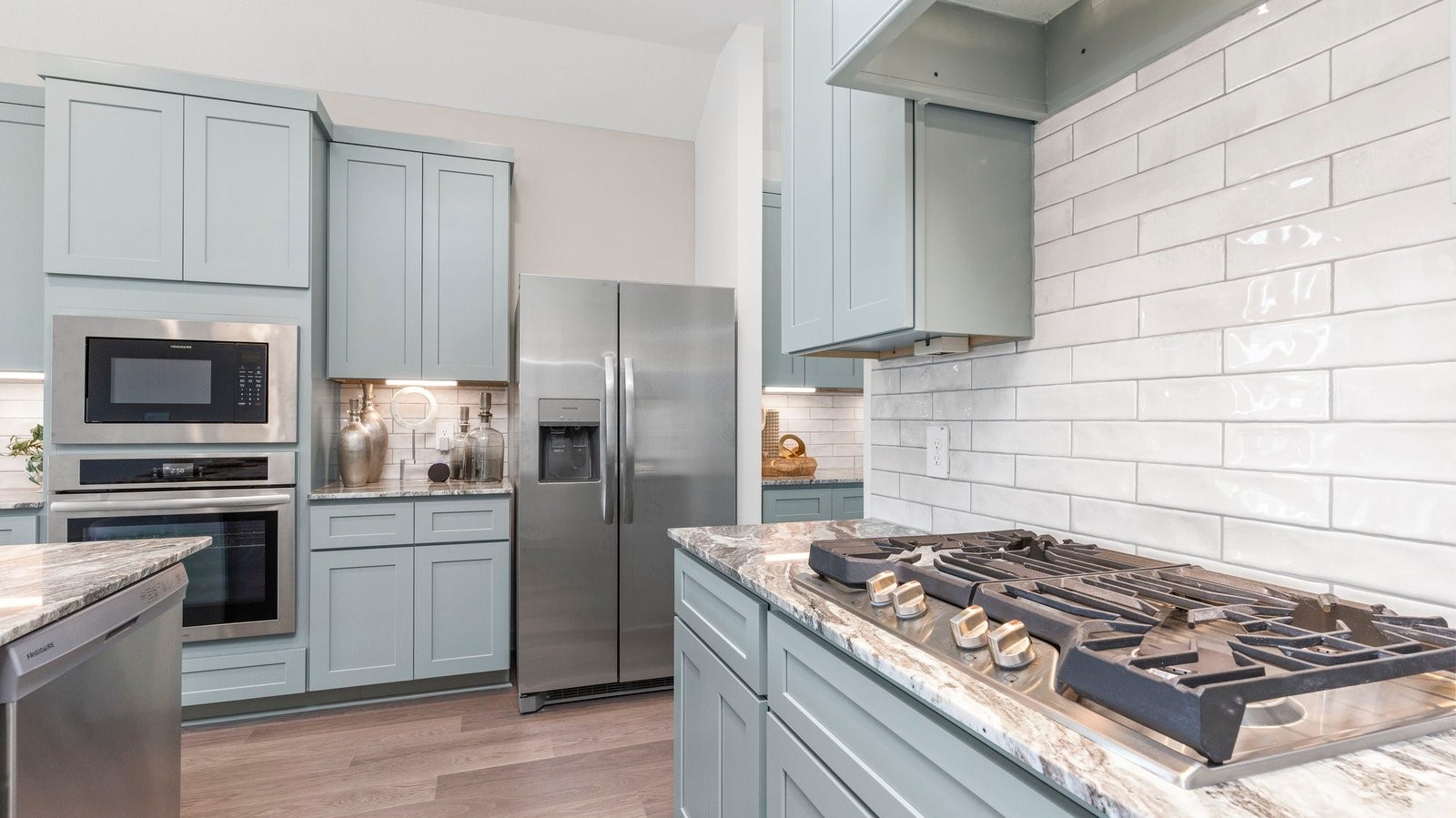 kitchen with gas stovetop kitchen with gas stovetop