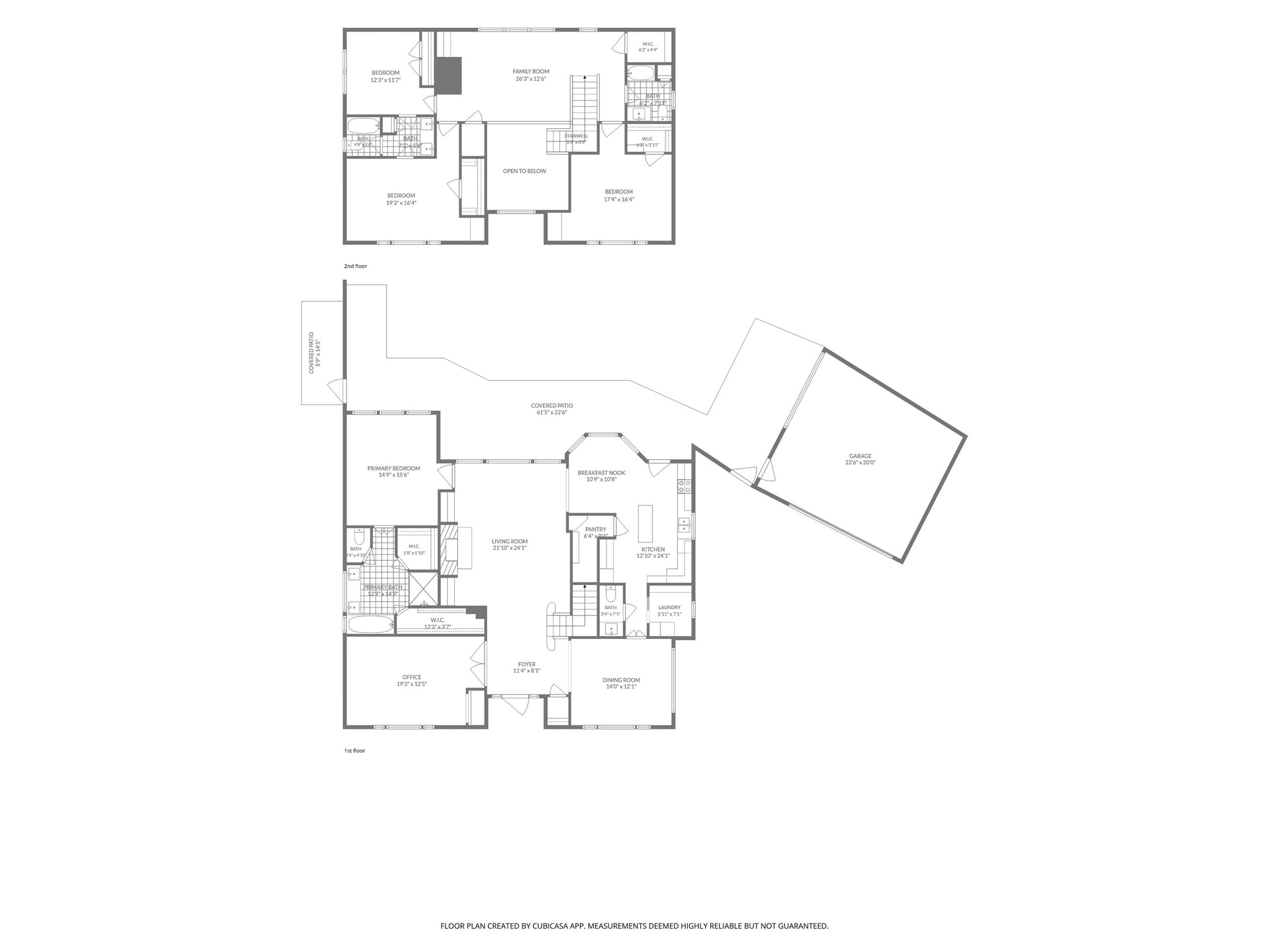 Floorplan of the home.