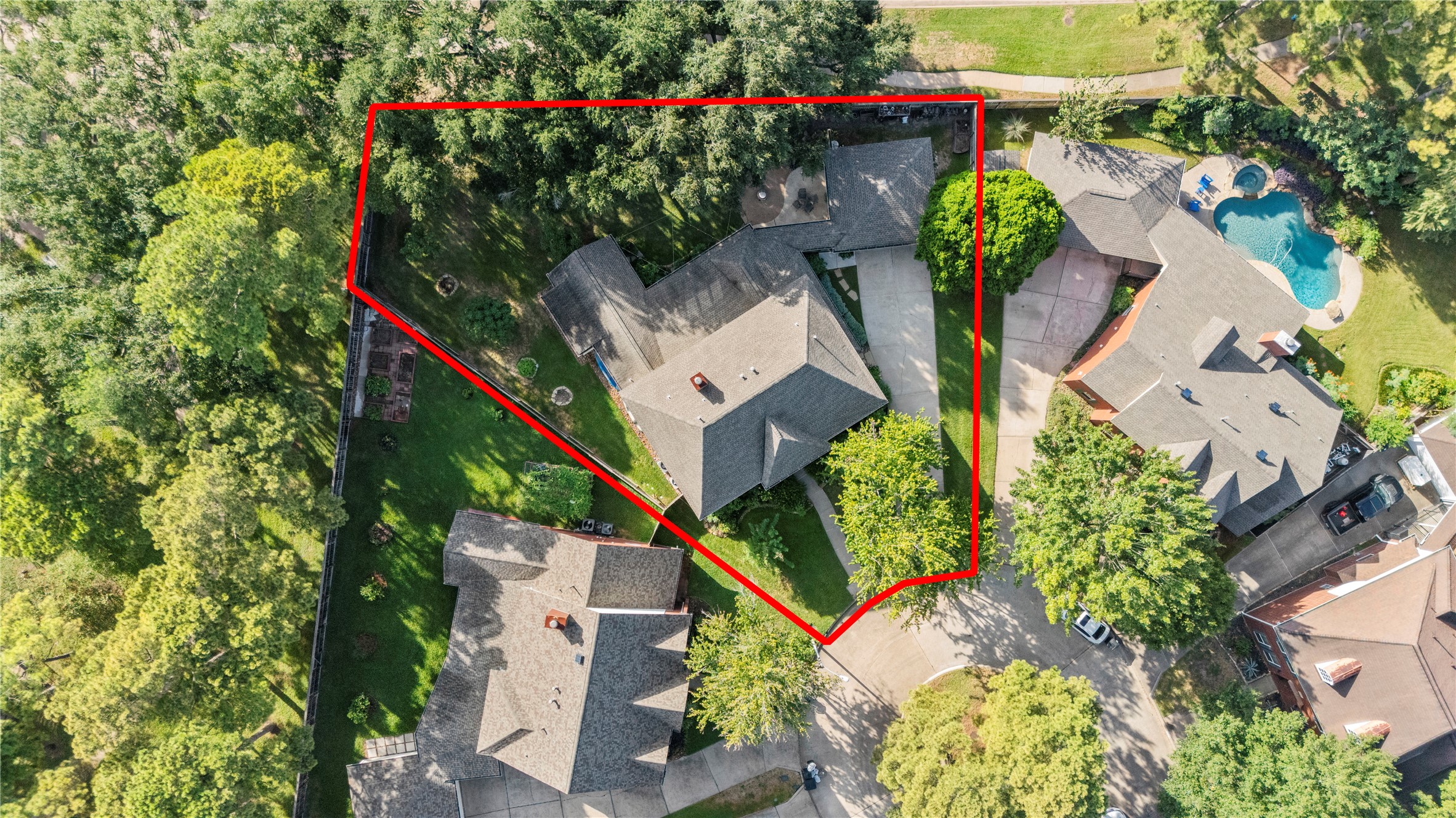 Expansive property nestled on a spacious, tree-lined lot, offering privacy with no back neighbors and direct gate access to trails and a park area. Expansive property nestled on a spacious, tree-lined lot, offering privacy with no back neighbors and direct gate access to trails and a park area.