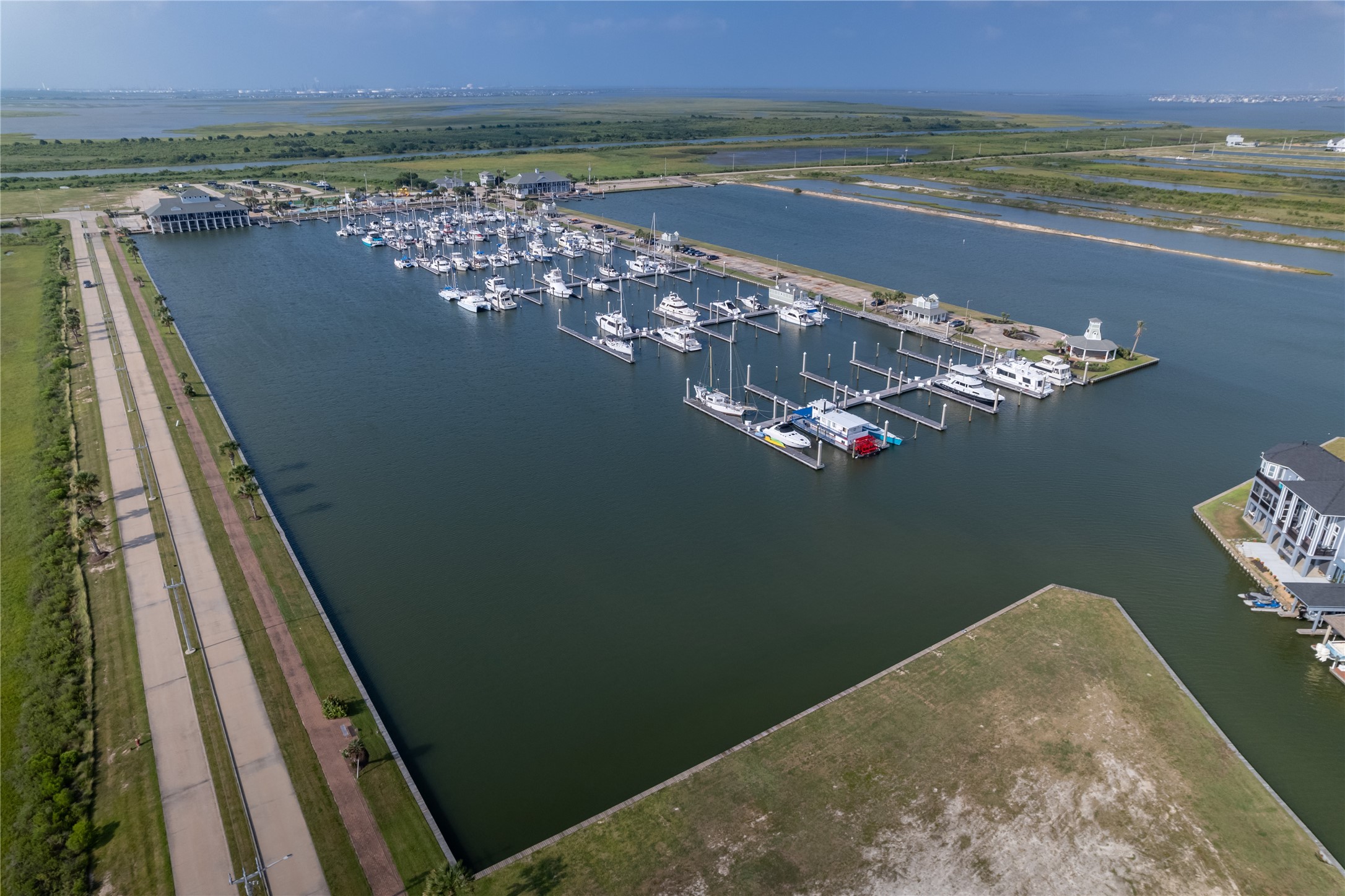 Harborwalk full service Marina with 156 slips
