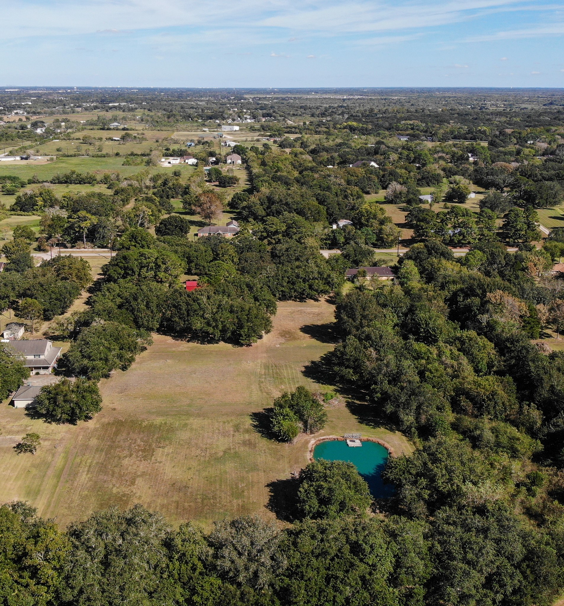 Aerial view from back of property