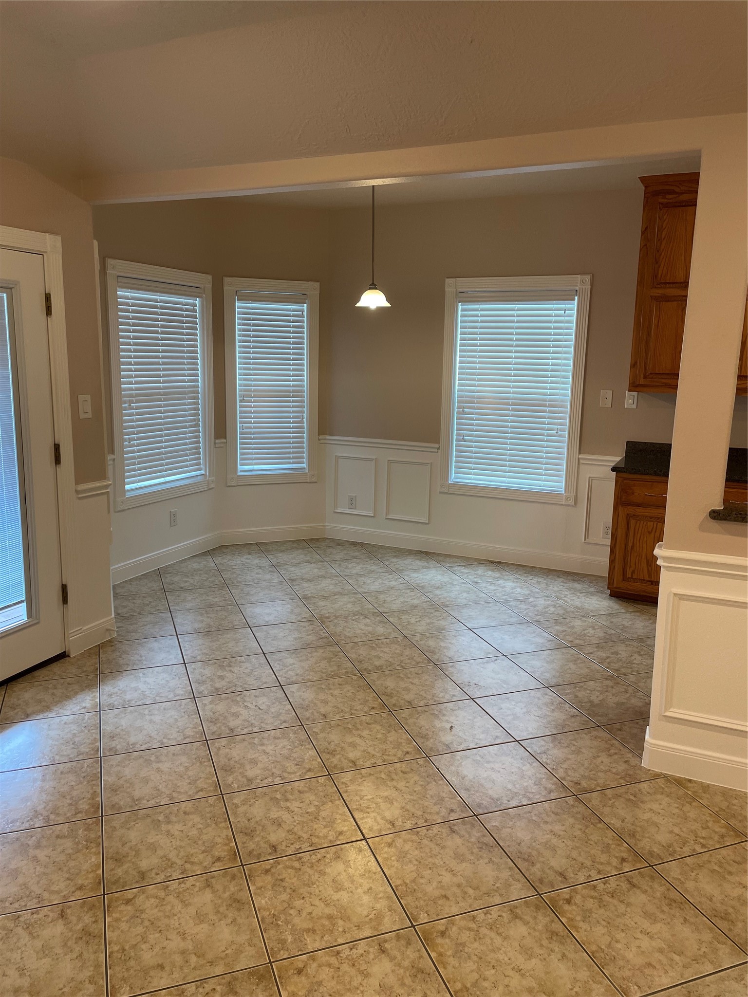 Unit B dining room