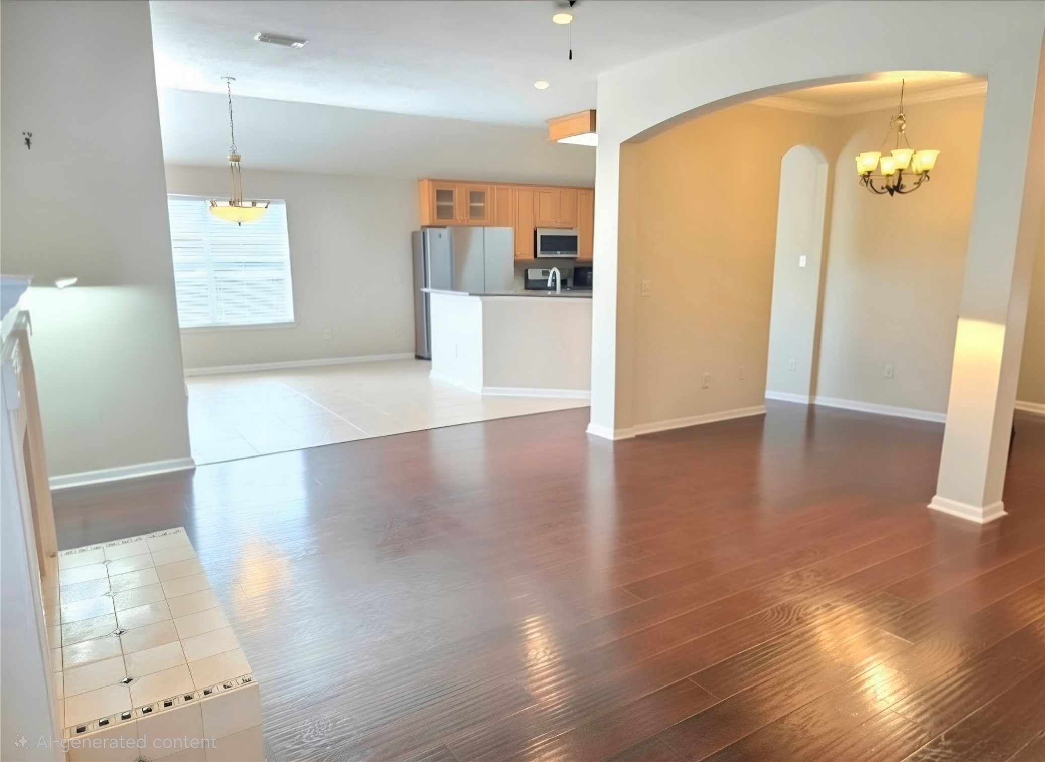 AI generated view with no furnishings