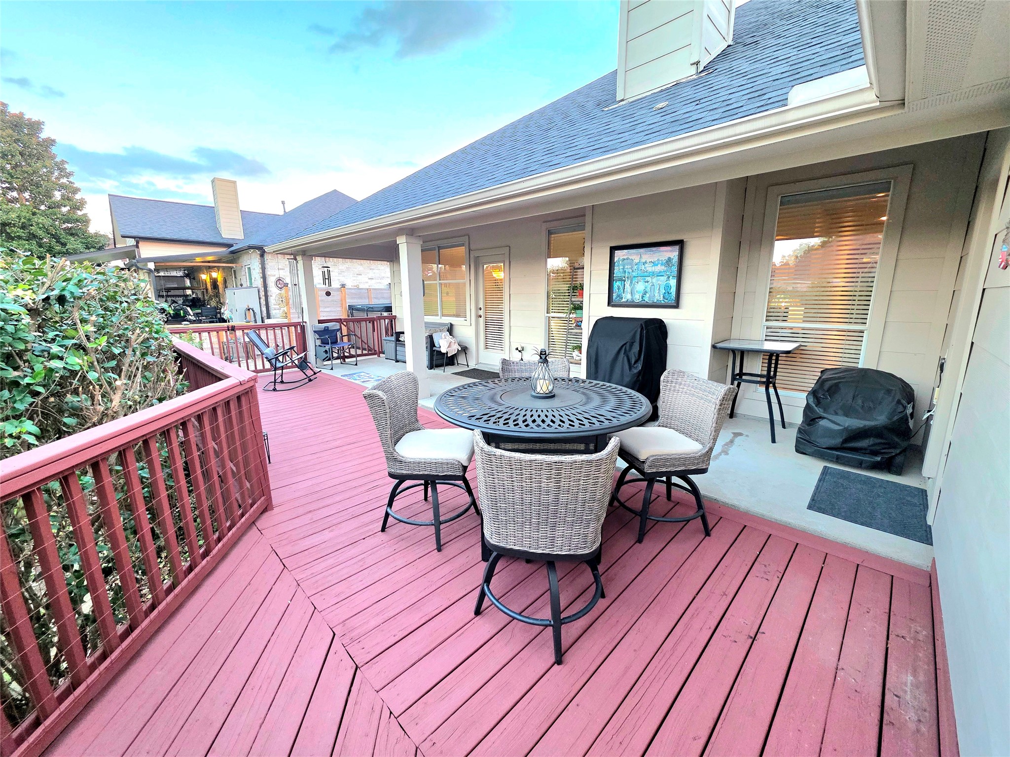 The deck just keeps going!