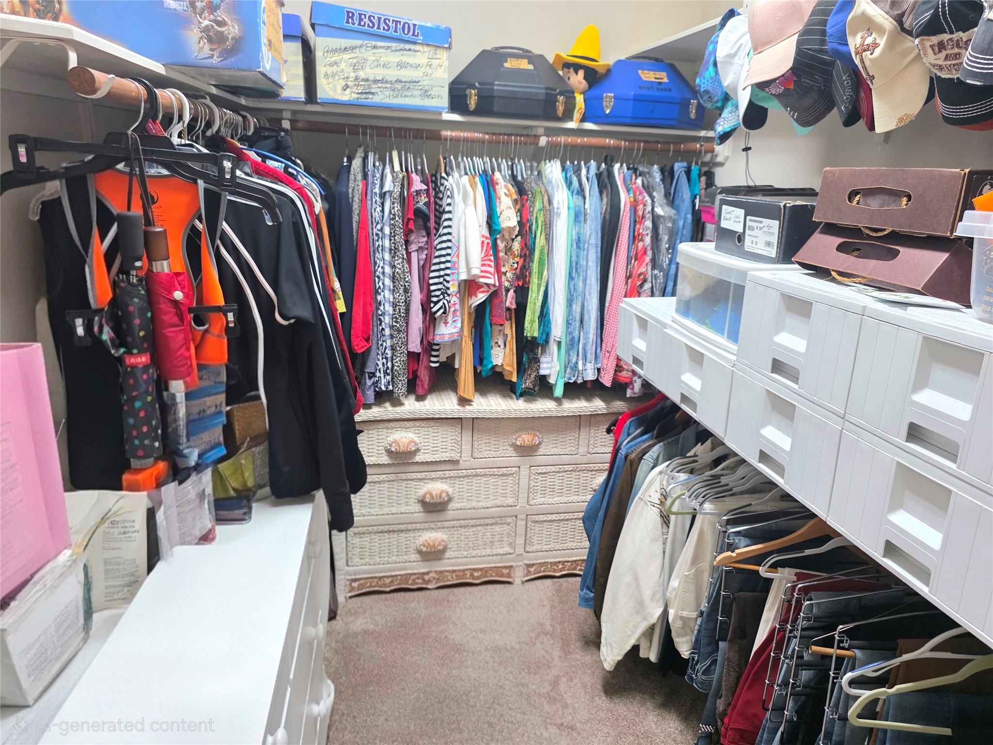 Nice sized walk in closet