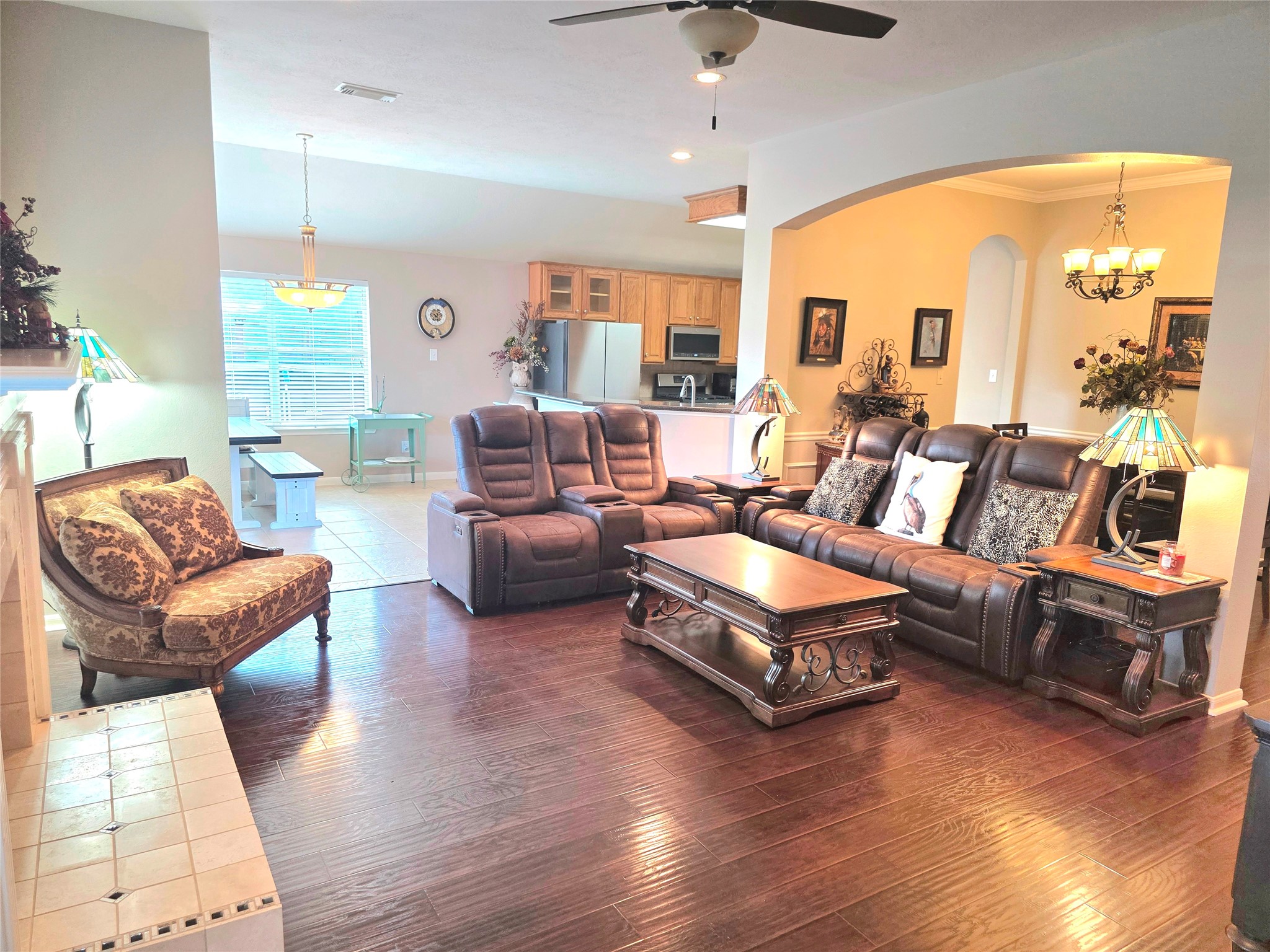 Another view of the spacious living area