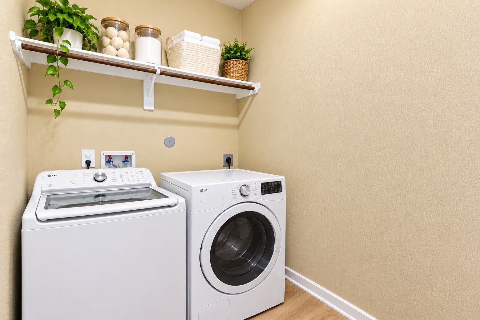 Virtual Pic, Washer and dryer will be provided on demand