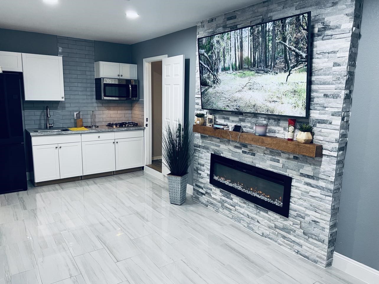 Garage Apartment Living Area
