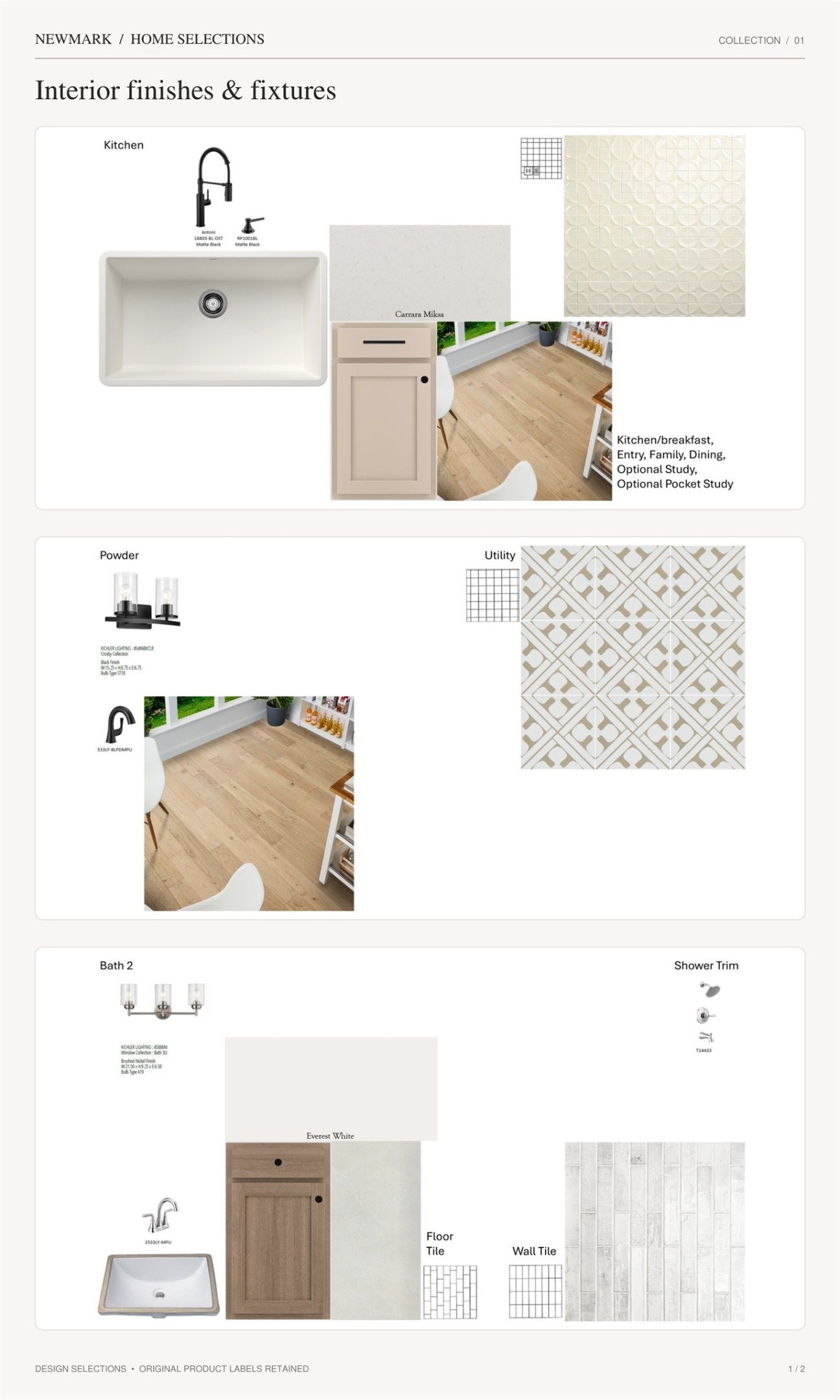 Interior Selections Continued