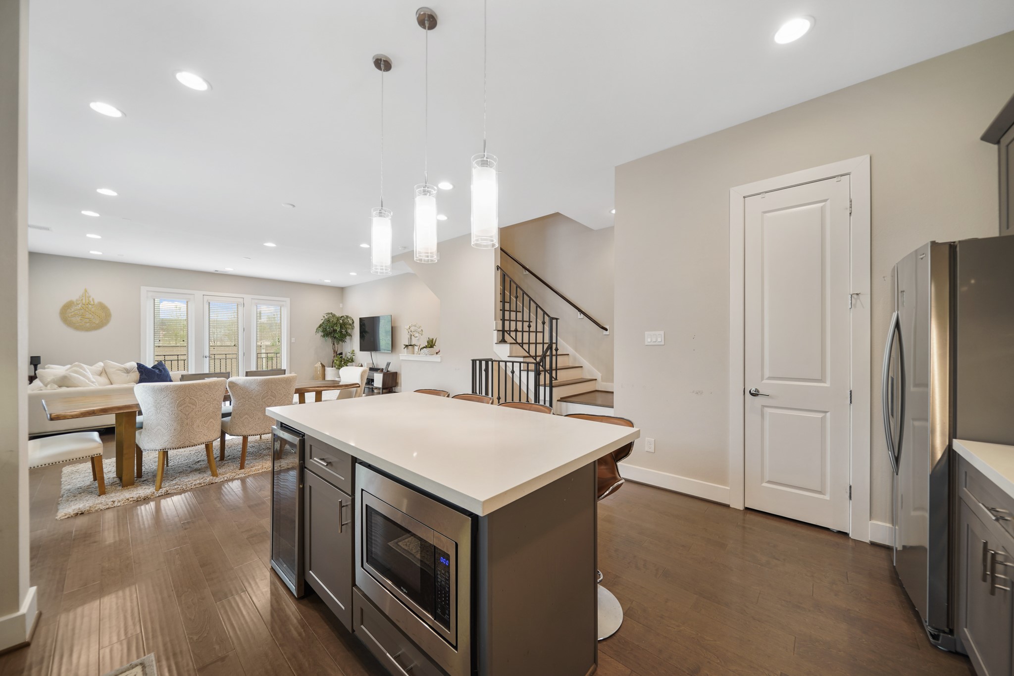 Imagine preparing your favorite meals & recipes as your guests mingle about the island and nearby living spaces!