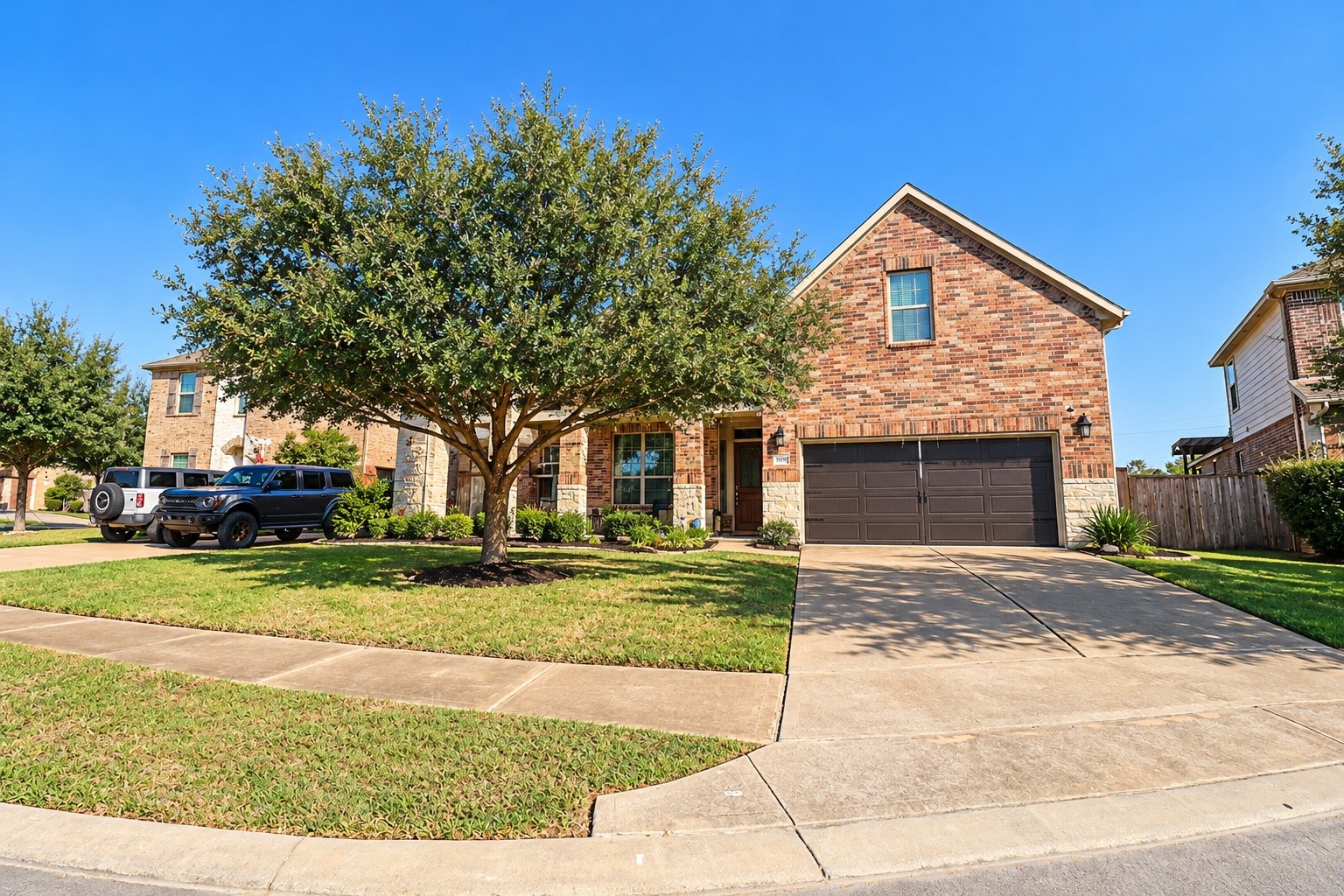 Front view of this spacious home