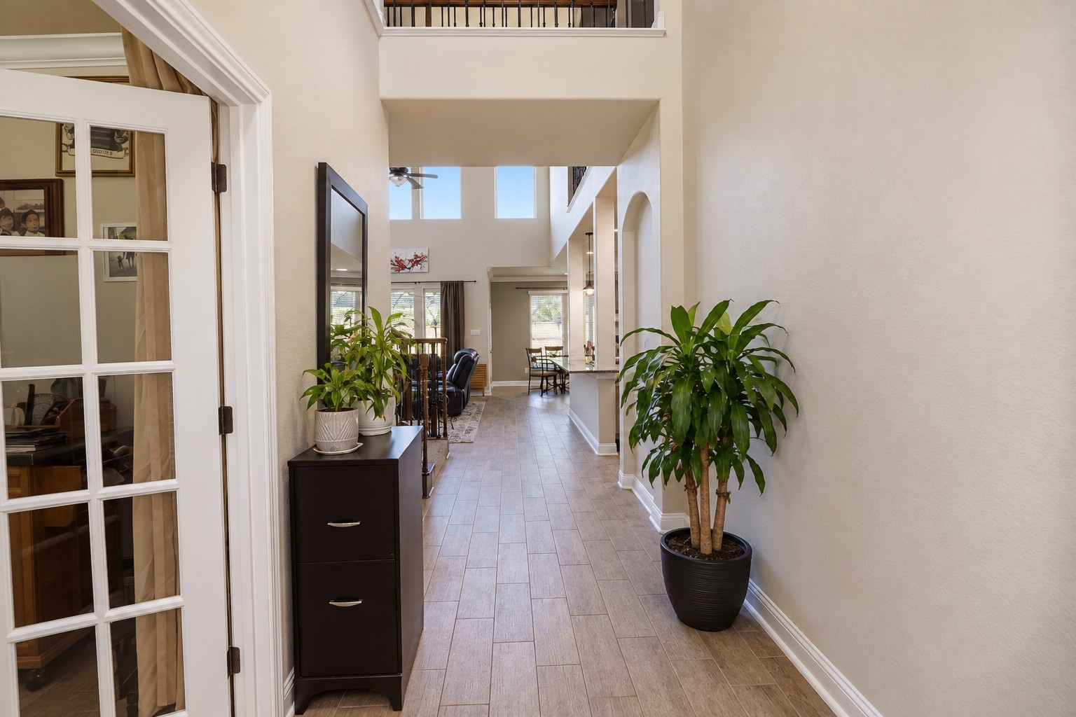 Welcome, Large Foyer with view of high ceiling