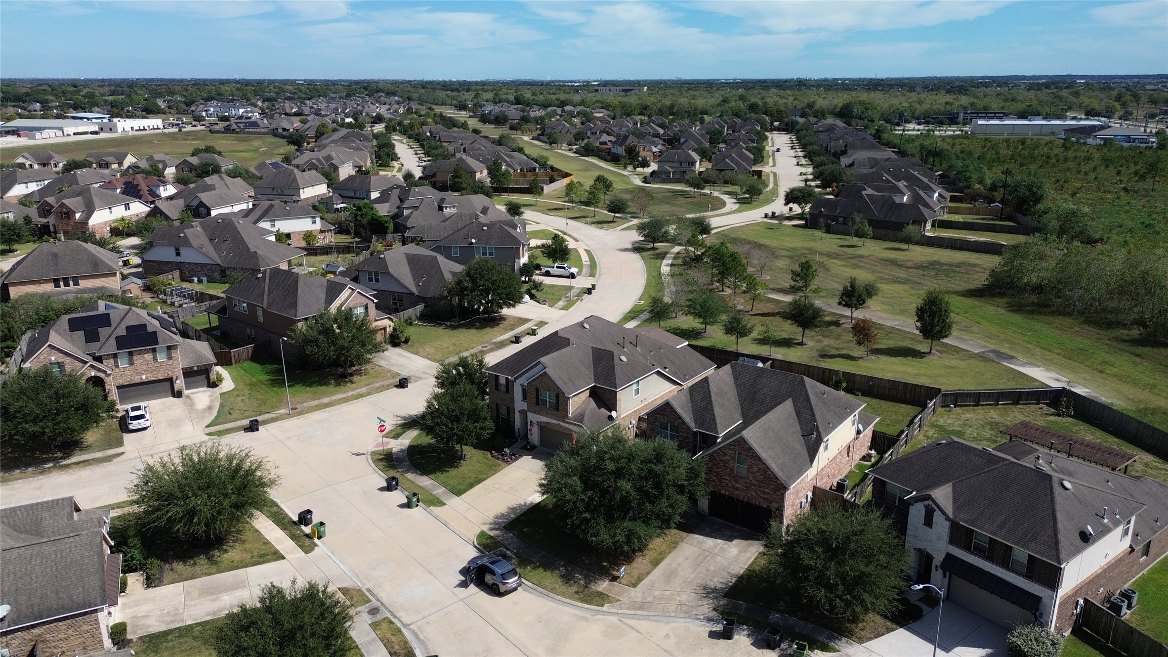 Neighborhood Drone View