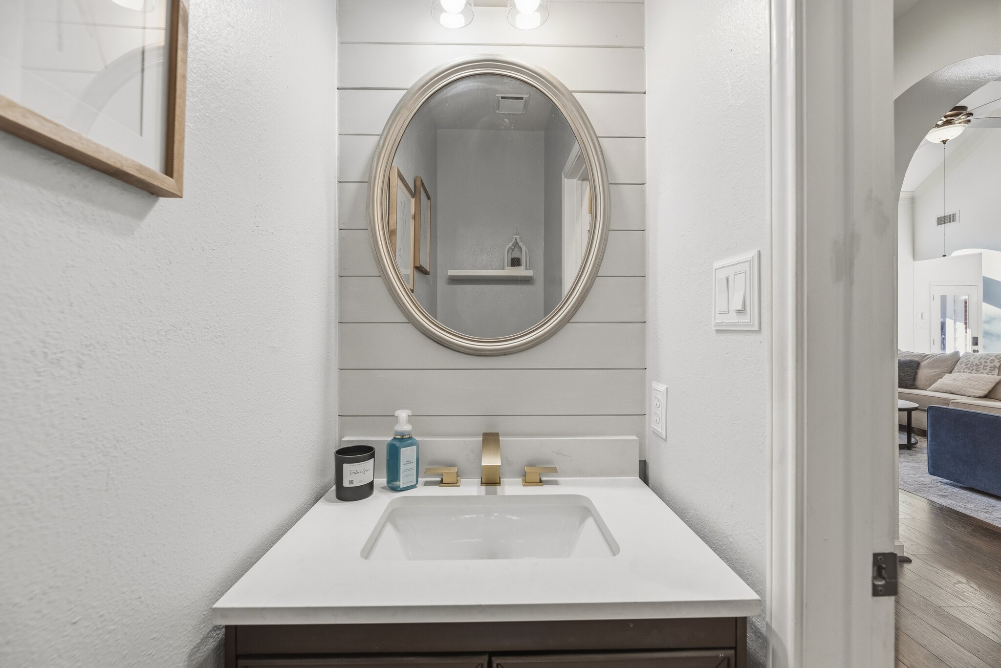 Half Bath Off of Office