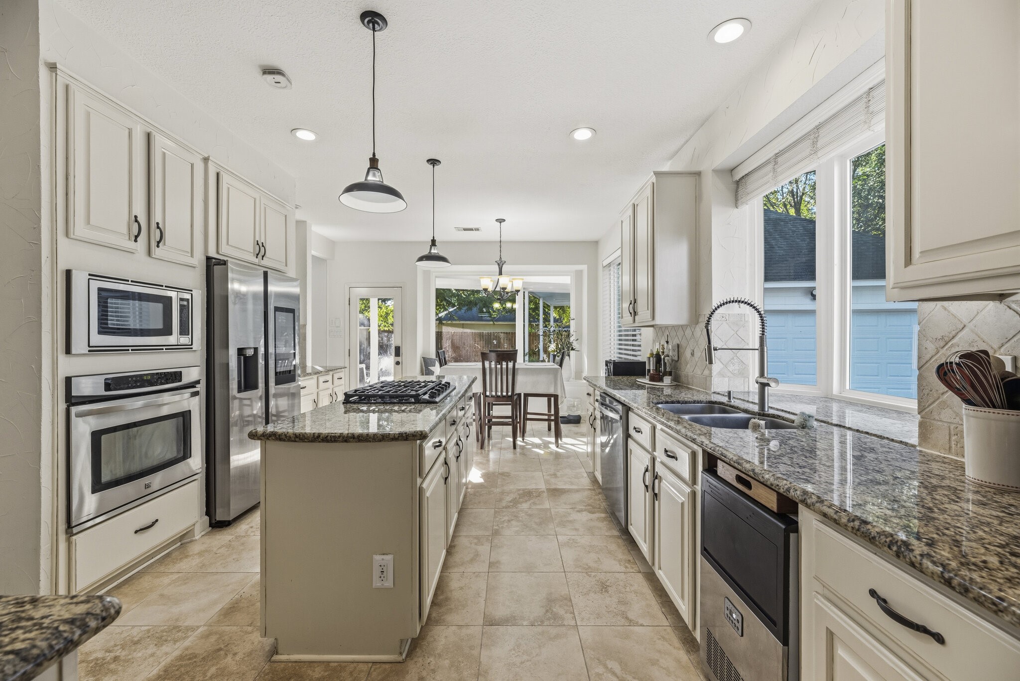 Kitchen from Laundry Room view