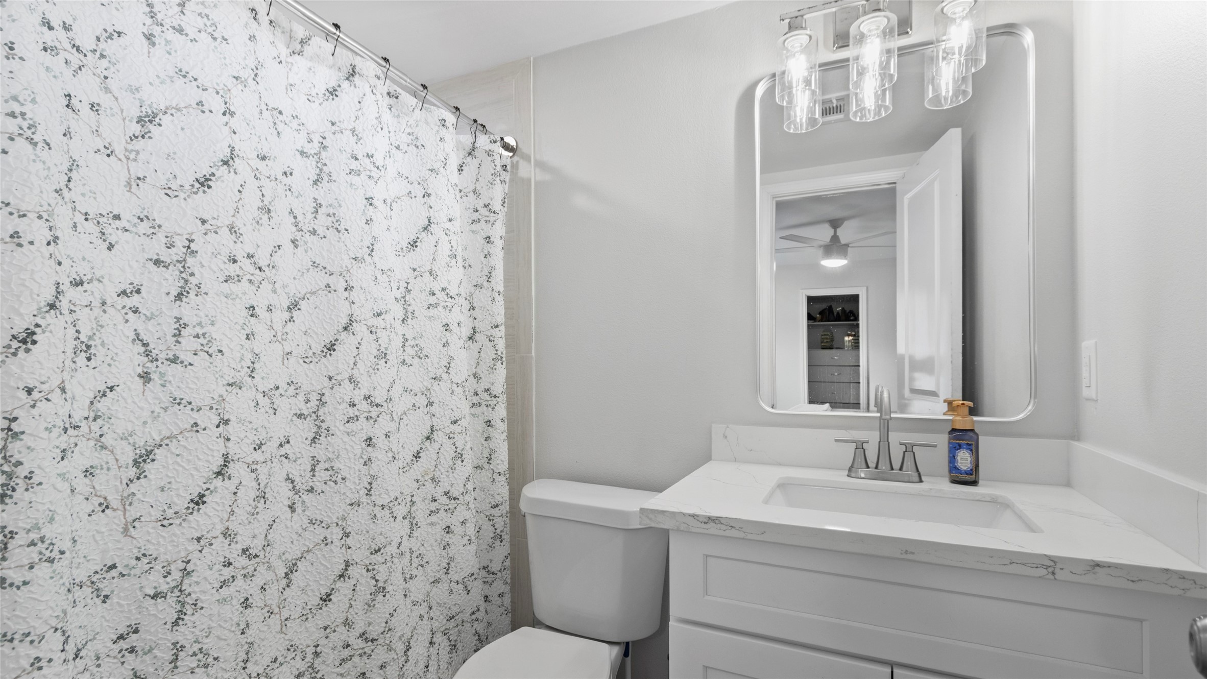 Primary bathroom with shower only