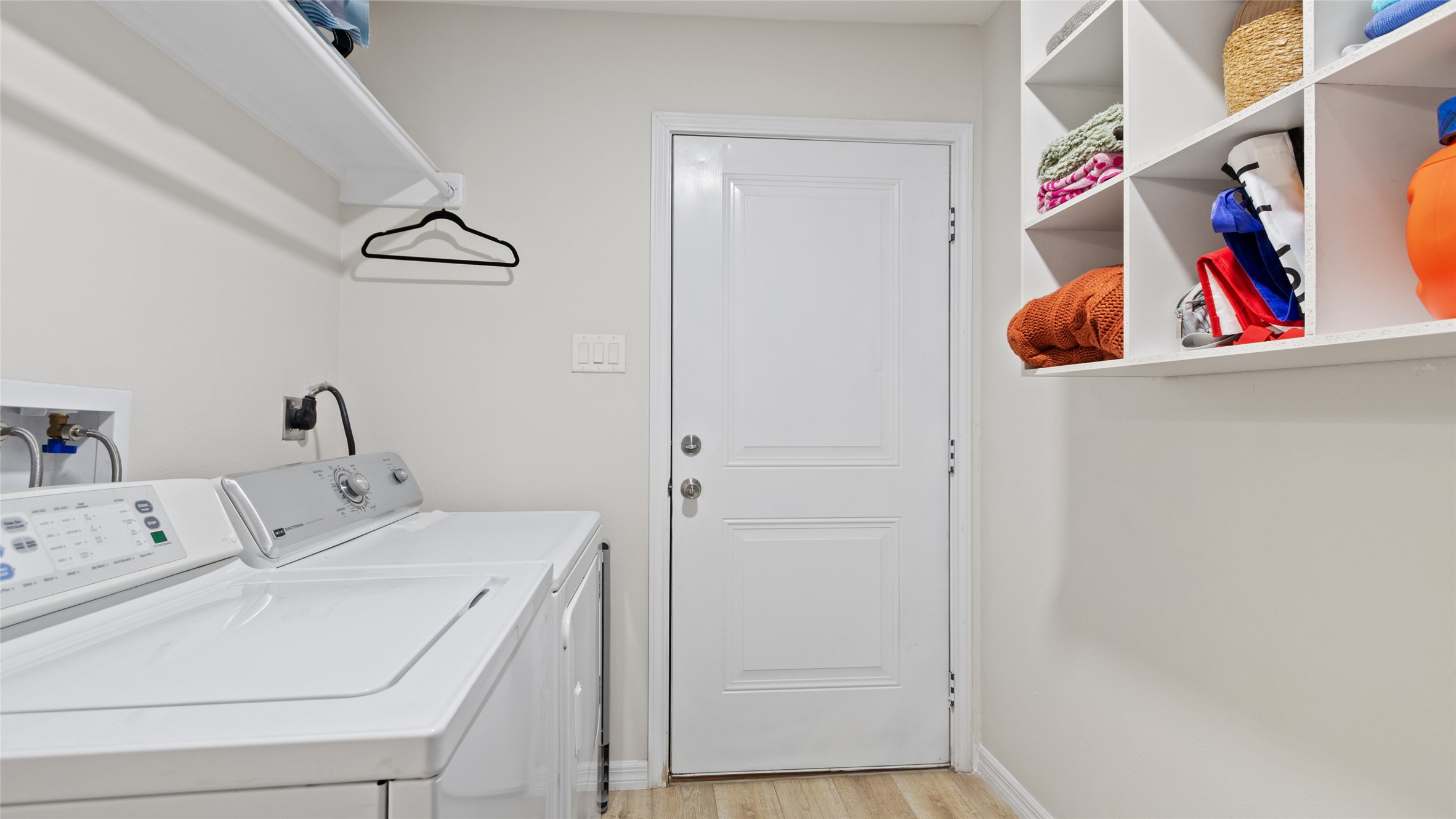 Utility room in house