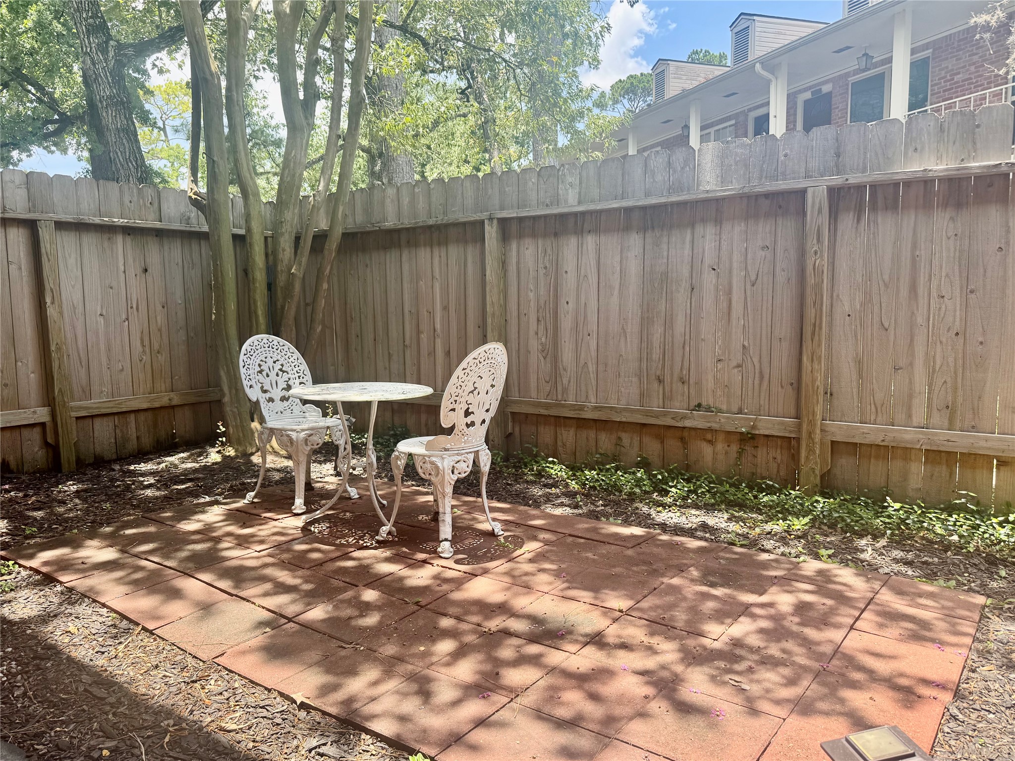 Another angle of the patio