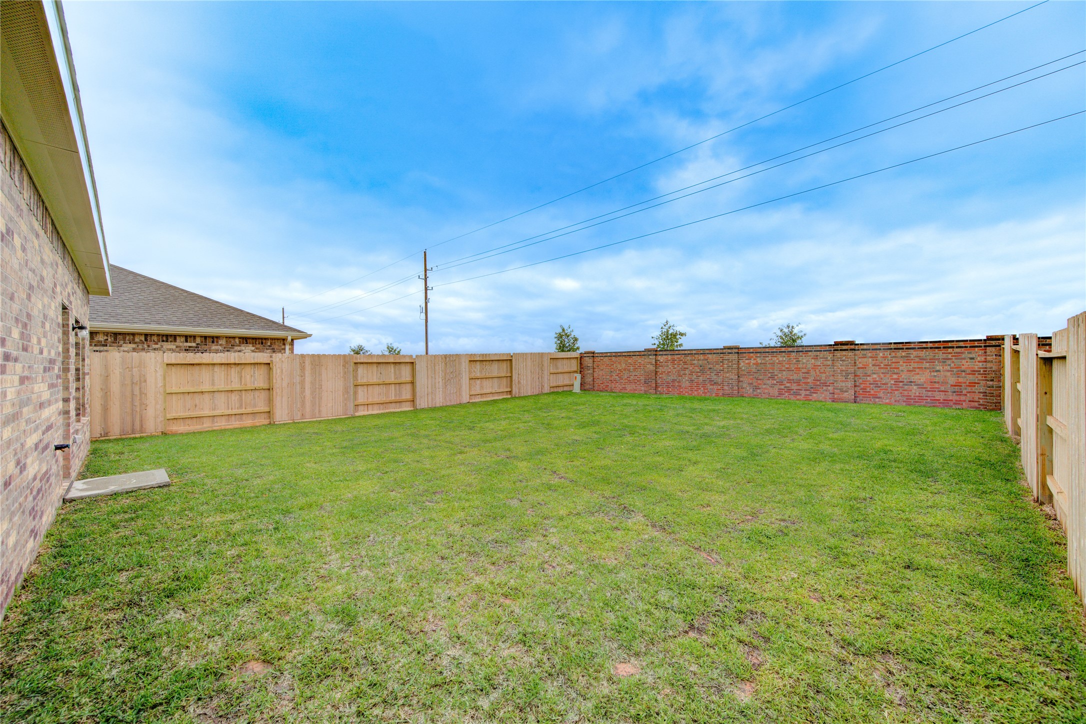 Spacious backyard with no back neighbors!