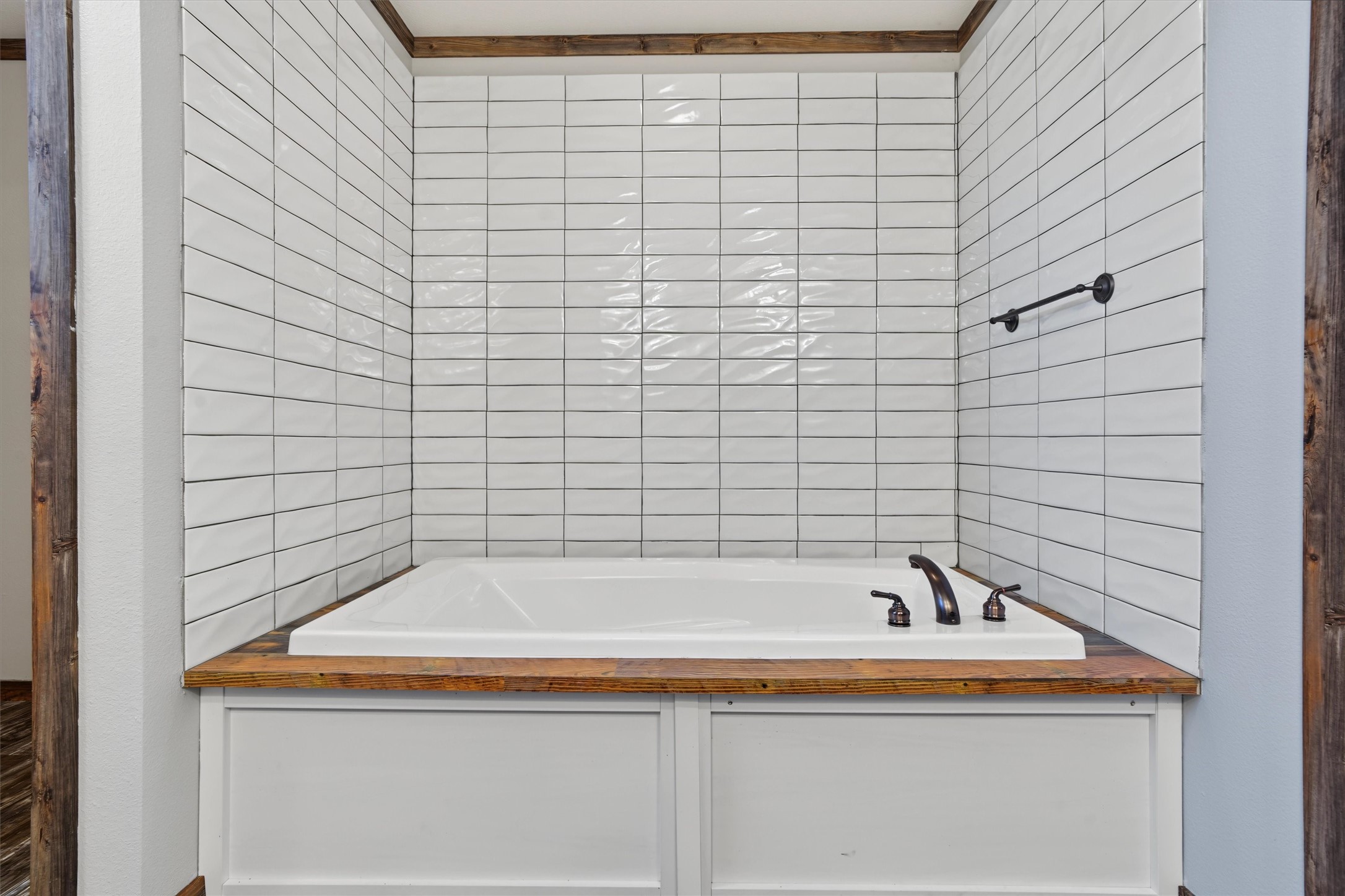 Relaxing Soaking Tub  Unwind and soak away the day in this inviting tub, the perfect spot for a little relaxation and self-care